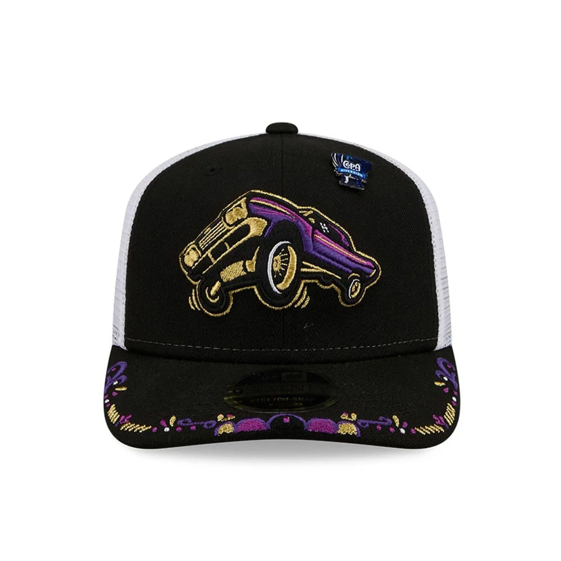 Grizzlies MiLB La Copa 2026 Black 9SEVENTY Stretch Snap Adjustable Cap - Image 3