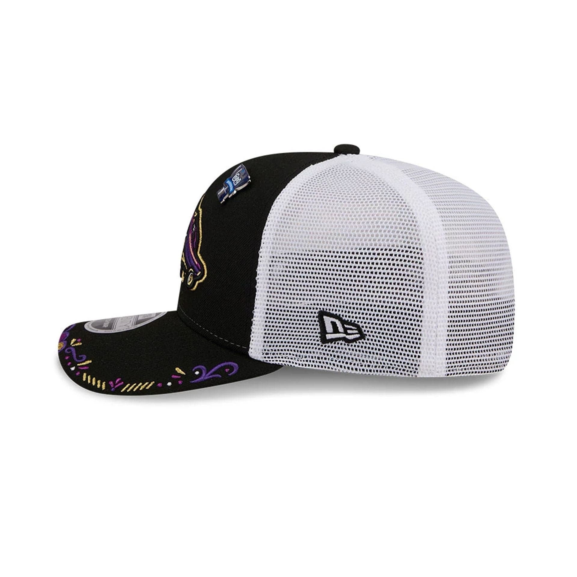 Grizzlies MiLB La Copa 2026 Black 9SEVENTY Stretch Snap Adjustable Cap - Image 4