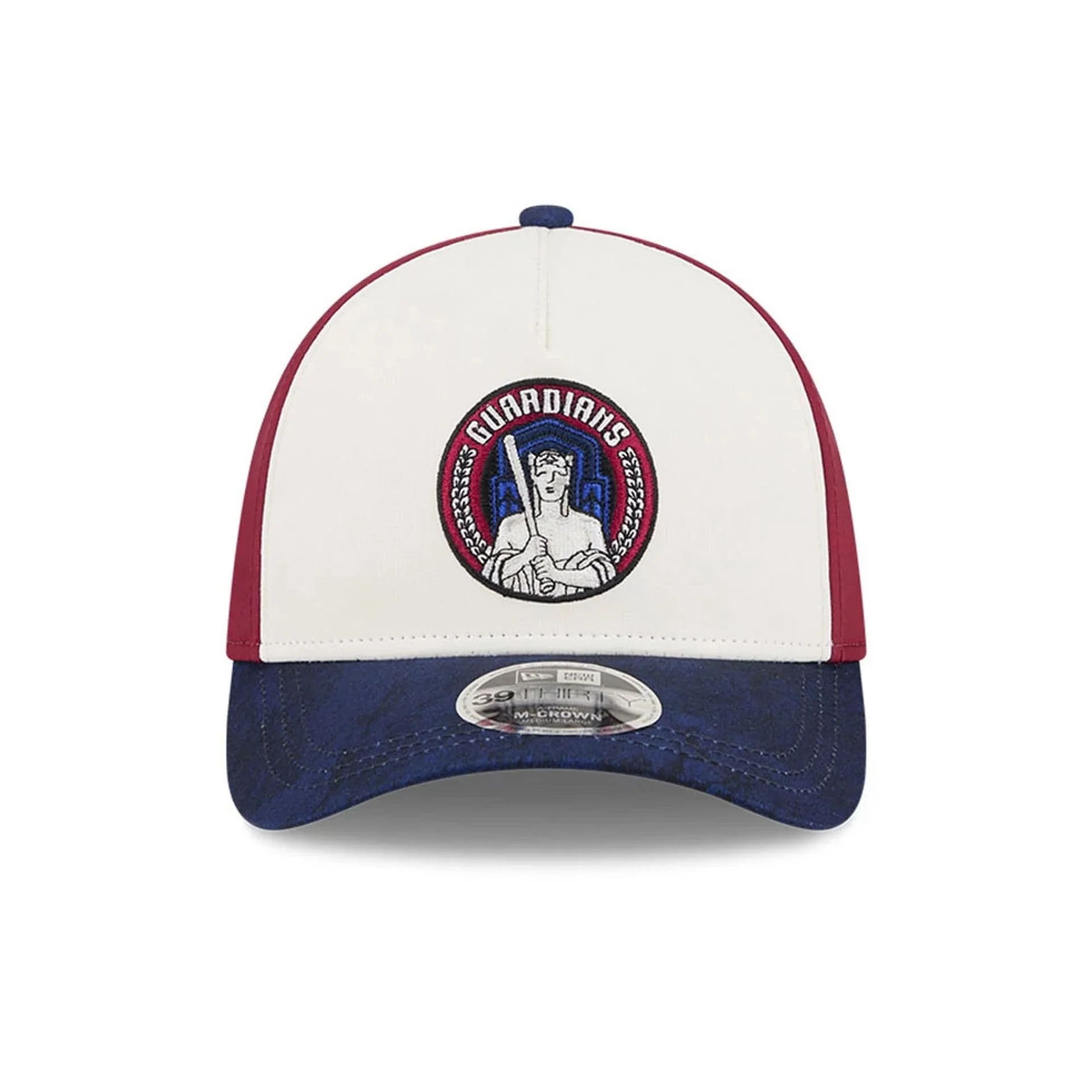 Guardians MLB City Connect White 39THIRTY M-Crown A-Frame Stretch Fit Cap - Image 3