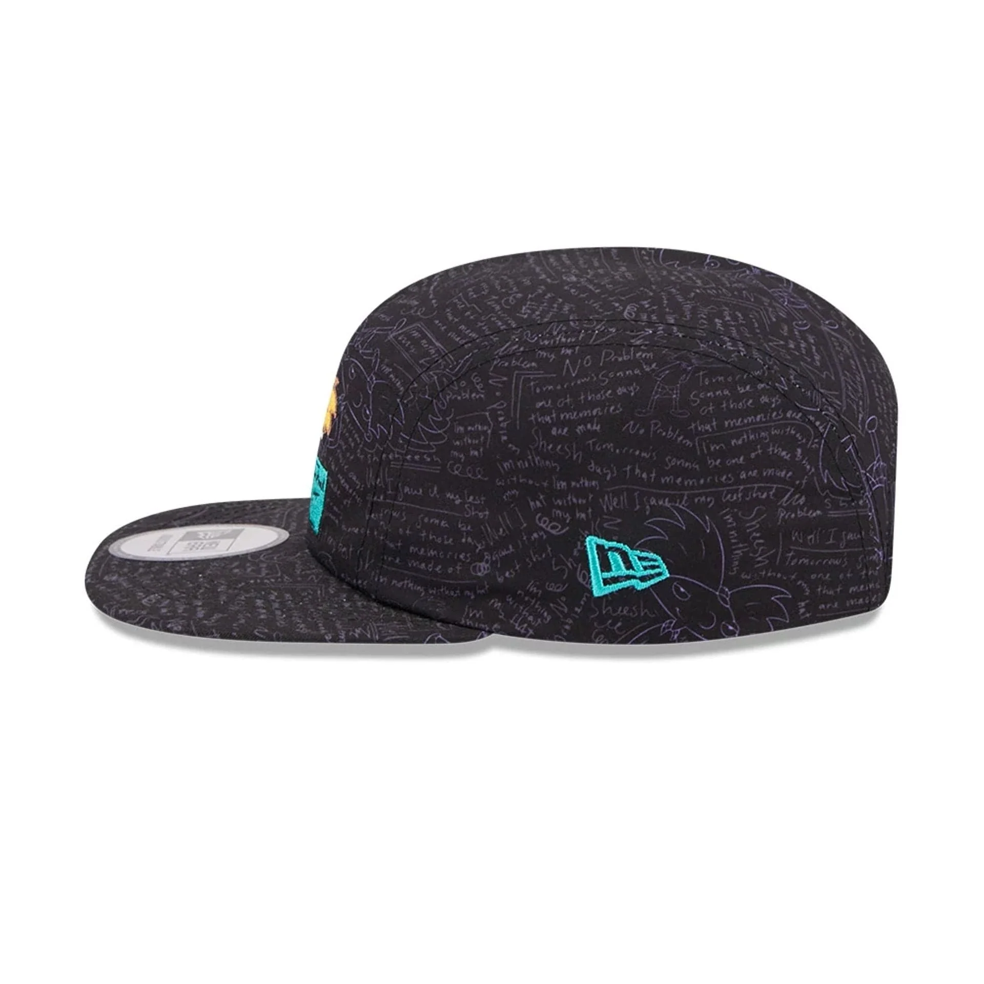 Hey Arnold All Over Print Black Camper Cap - Image 6