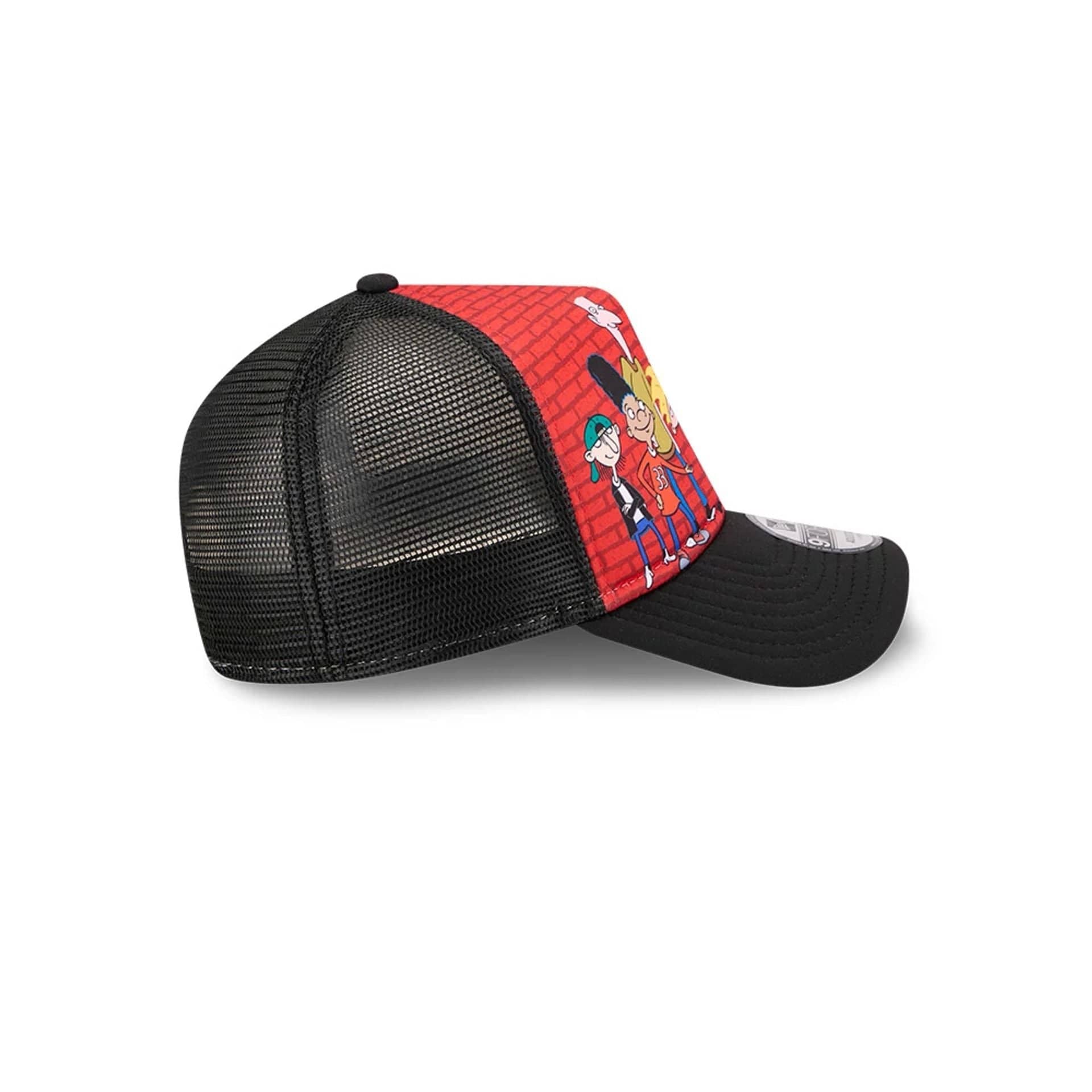 Hey Arnold Graphic Black 9FORTY A-Frame Trucker Adjustable Cap - Image 6