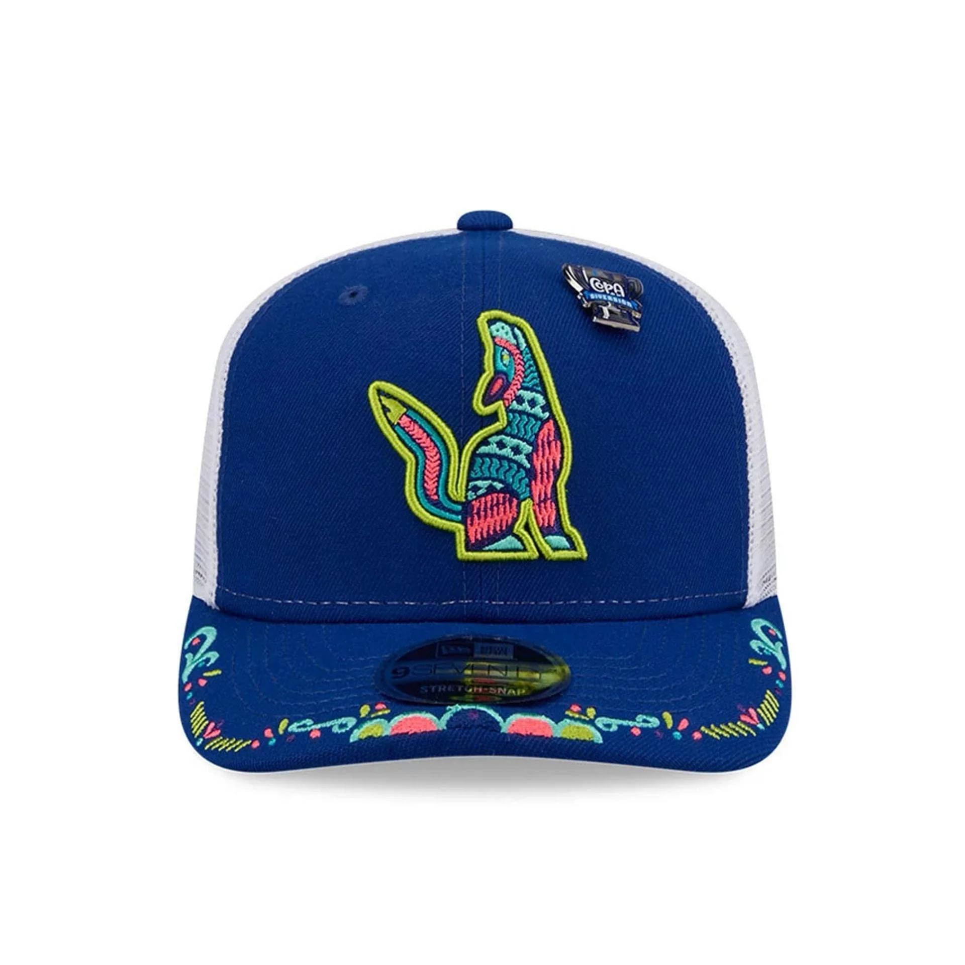 Hillsboro Hops MiLB La Copa 2026 Blue 9SEVENTY Stretch Snap Adjustable Cap - Image 3
