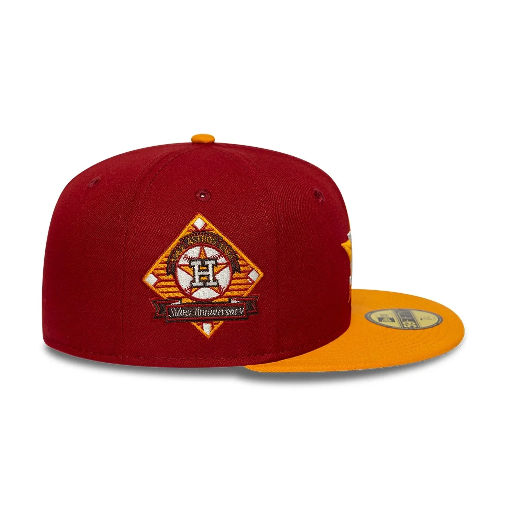 Houston Astros MLB Cooperstown Dark Red 59FIFTY Fitted Cap - Image 6