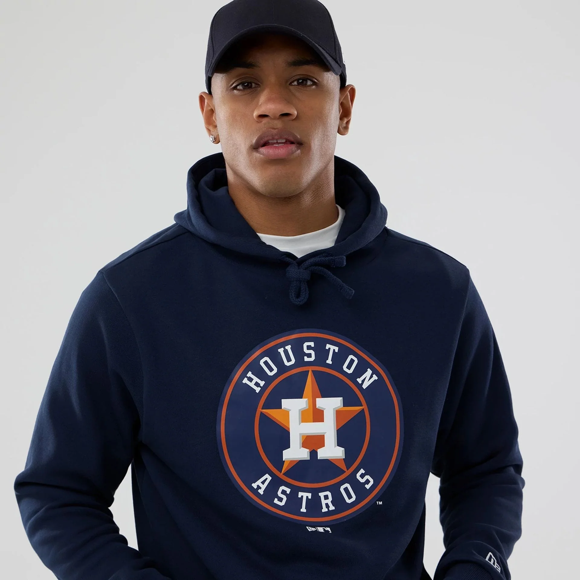 Houston Astros MLB Dark Blue Pullover Hoodie - Image 3
