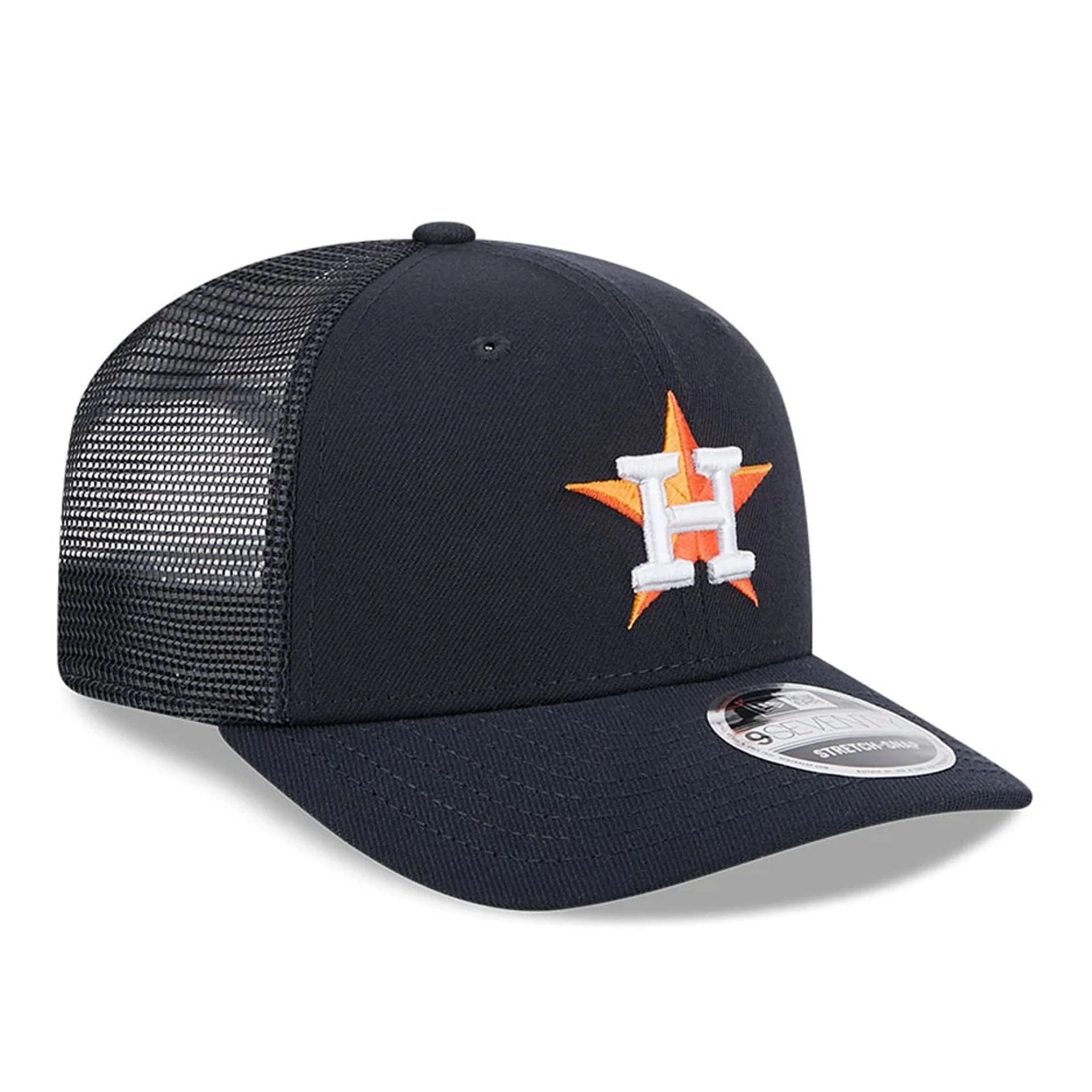 Houston Astros MLB Evergreen Navy 9SEVENTY Stretch Snap Adjustable Cap - Image 4