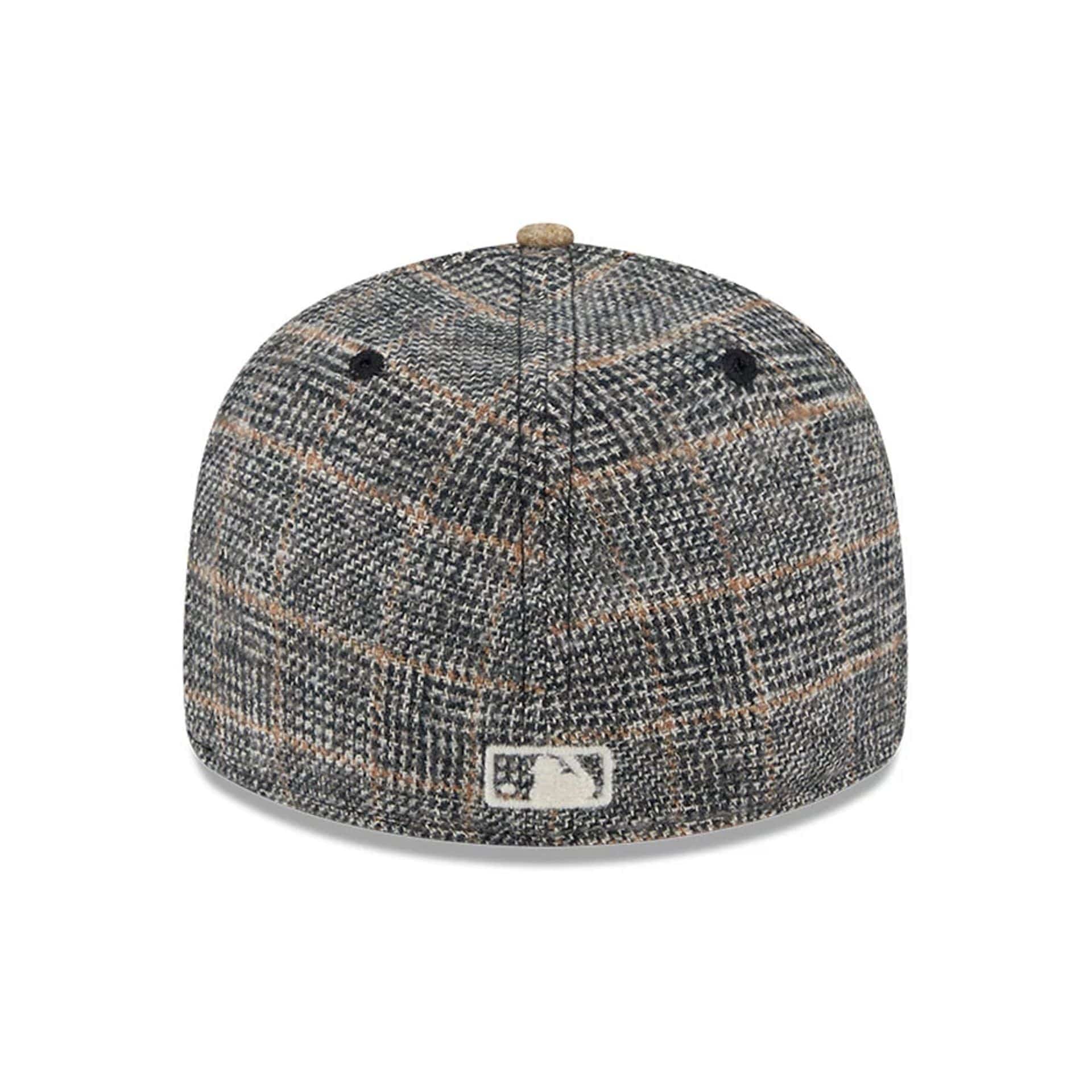 Houston Astros MLB Vintage Tweed Open Blue Retro Crown 59FIFTY Fitted Cap - Image 5