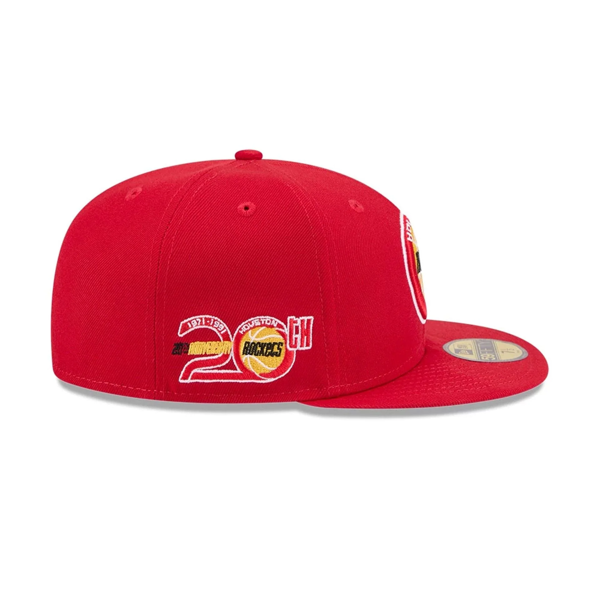 Houston Rockets NBA Hardwood Classic Red 59FIFTY Fitted Cap - Image 6