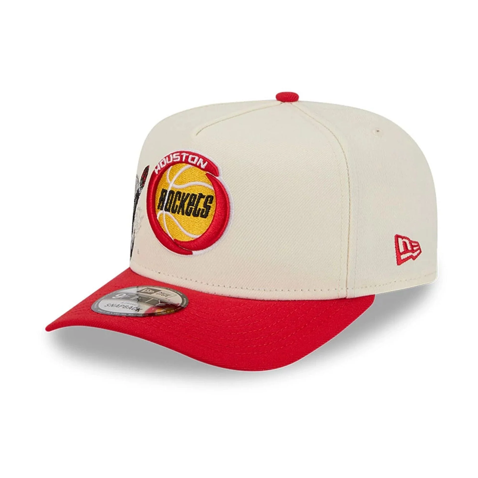 Houston Rockets NBA Red 9FIFTY A-Frame Snapback Adjustable Cap - Image 4