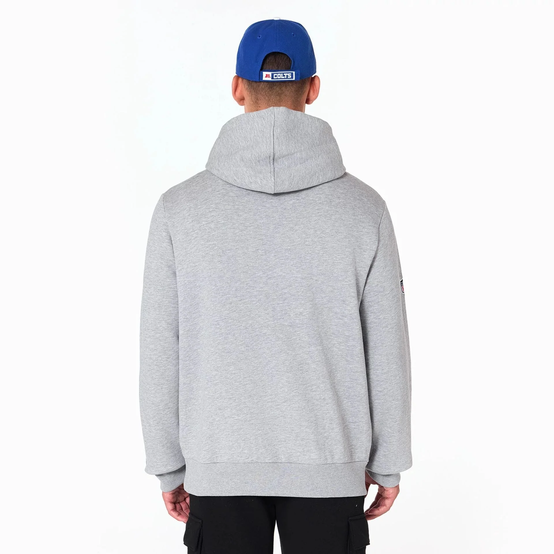 Indianapolis Colts NFL Grey Pullover Hoodie - Image 7