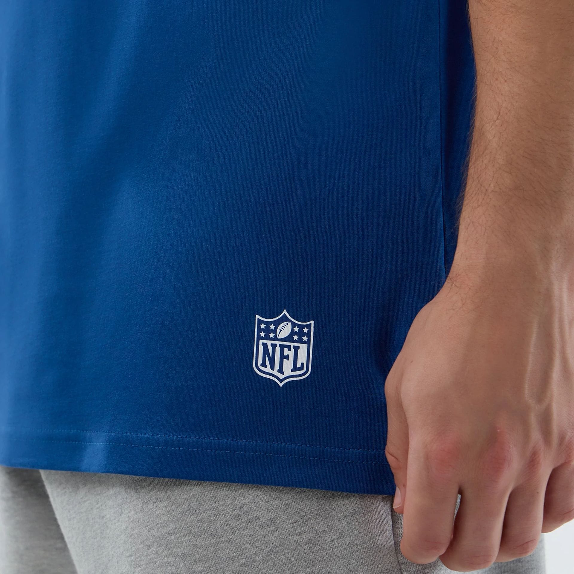 Indianapolis Colts NFL International Series Games Blue Oversized T-Shirt - Image 5