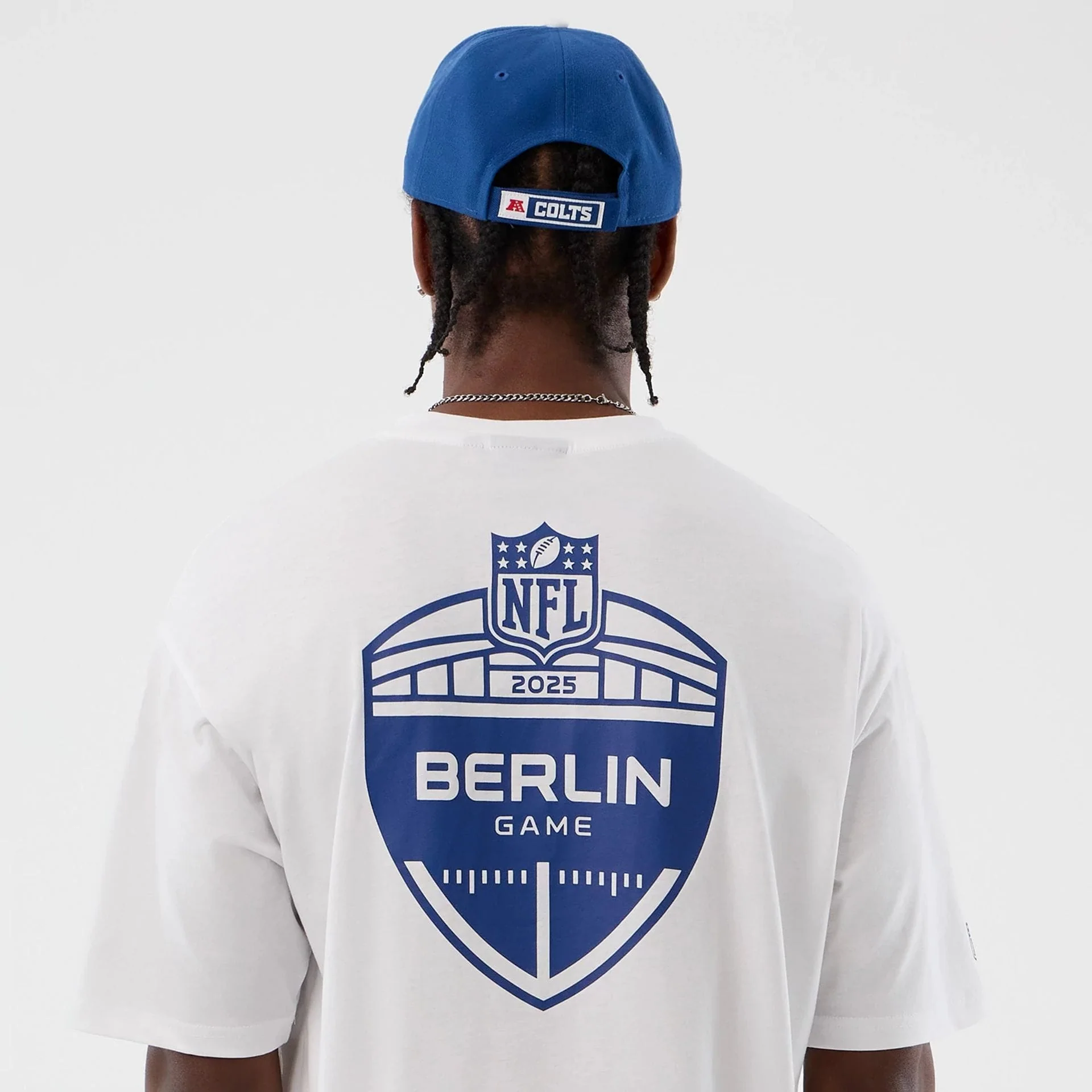 Indianapolis Colts NFL International Series Games White Oversized T-Shirt - Image 7