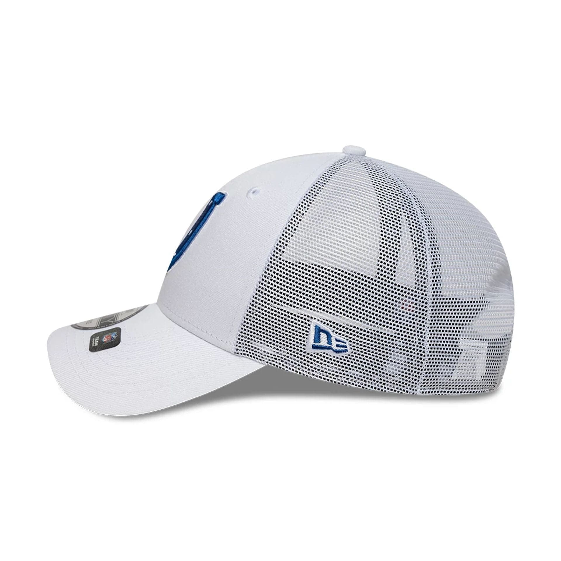 Indianapolis Colts NFL White 9FORTY A-Frame Trucker Adjustable Cap - Image 5