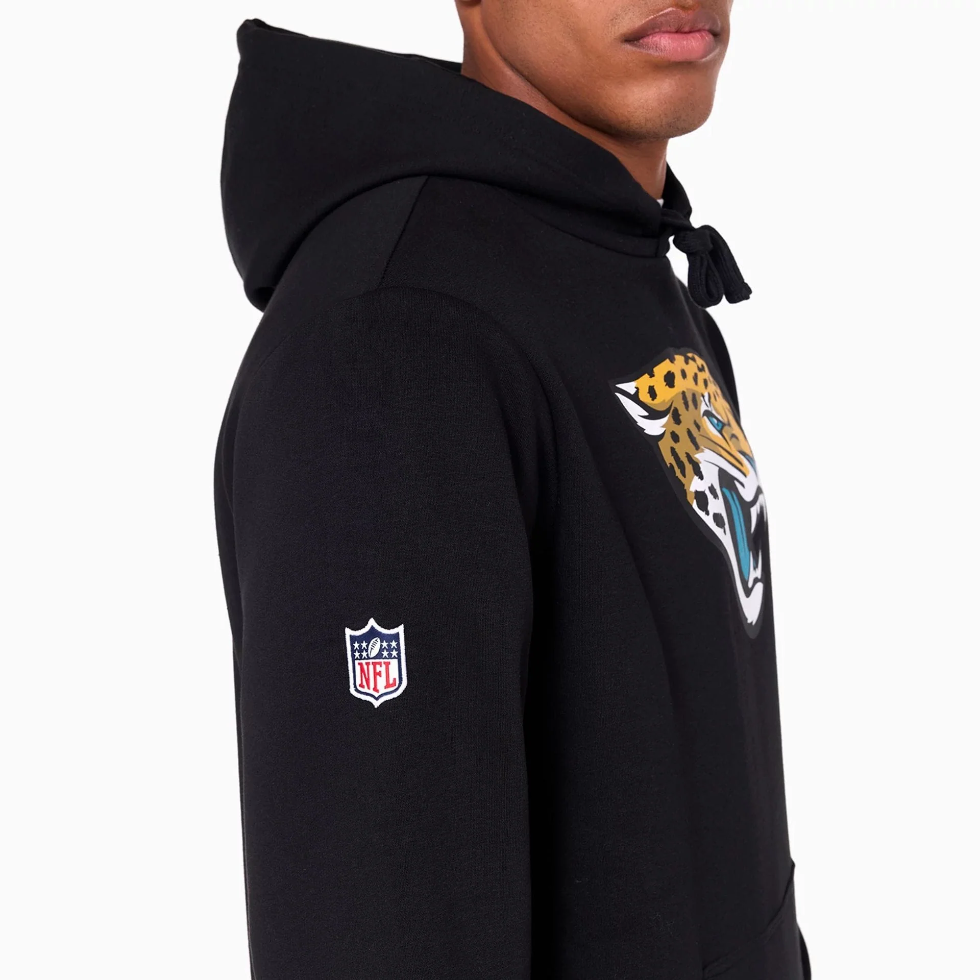 Jacksonville Jaguars NFL Black Pullover Hoodie - Image 3