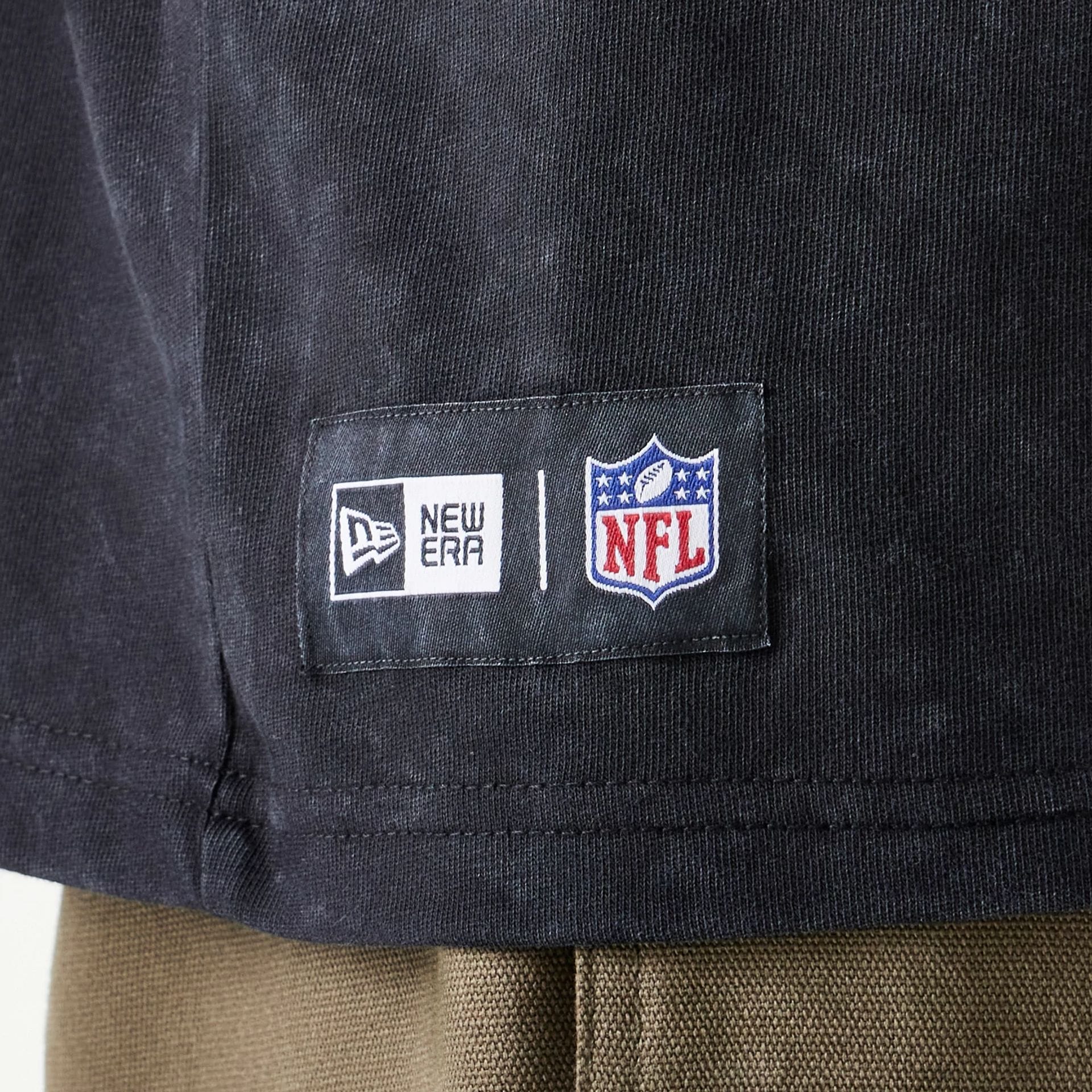 Jacksonville Jaguars NFL Games Premium Apparel Black Oversized T-Shirt - Image 3