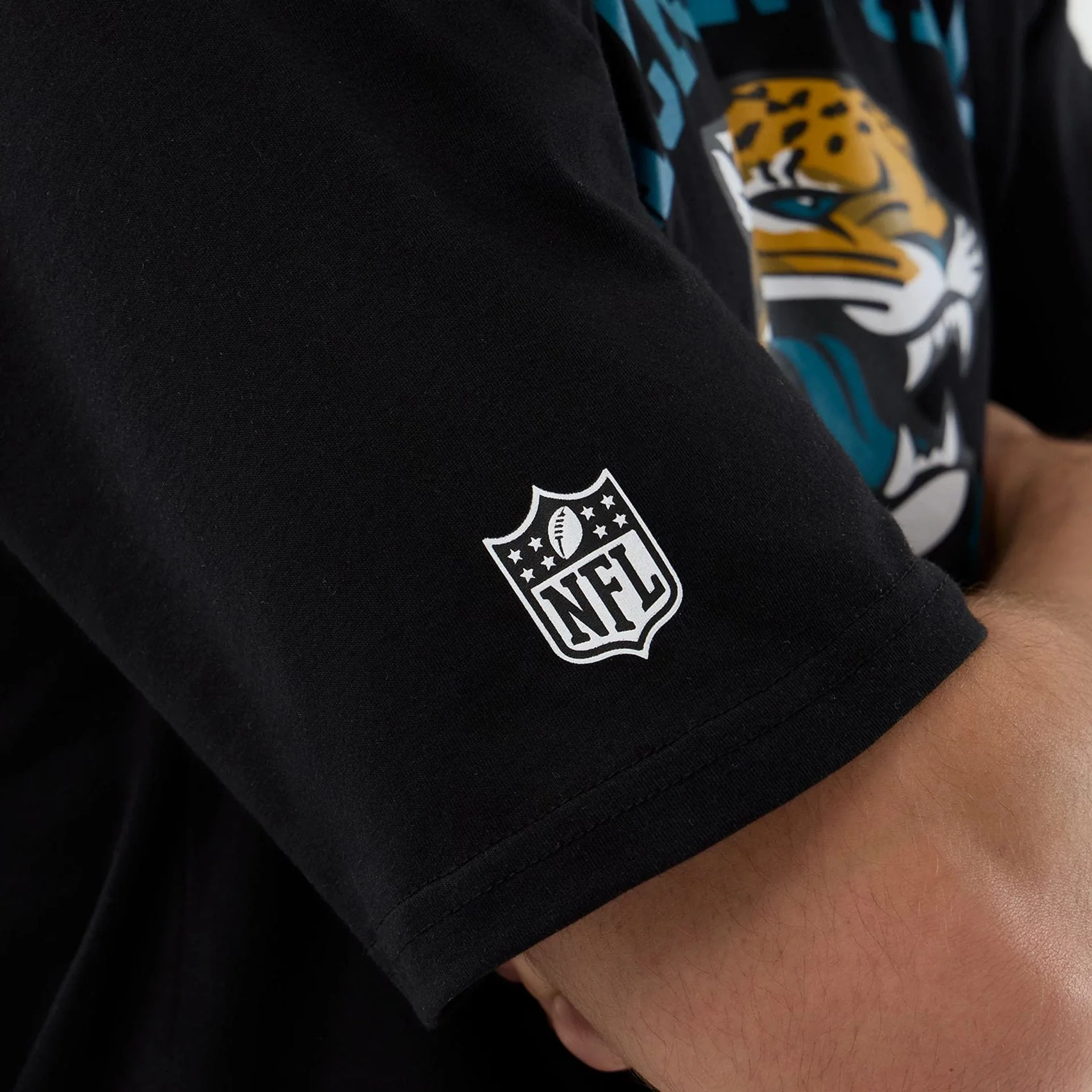 Jacksonville Jaguars NFL International Series Games Black Oversized T-Shirt - Image 5