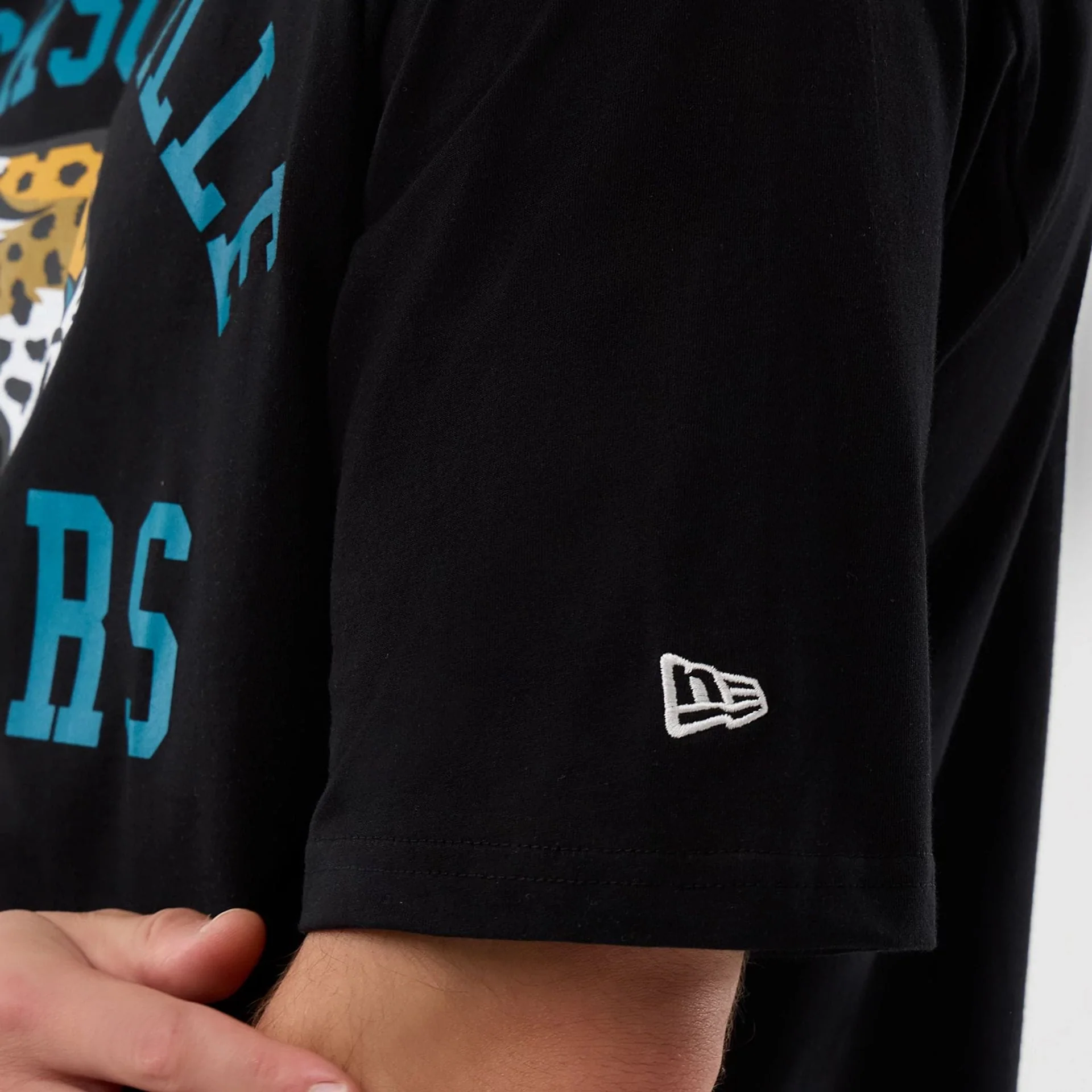 Jacksonville Jaguars NFL International Series Games Black Oversized T-Shirt - Image 6