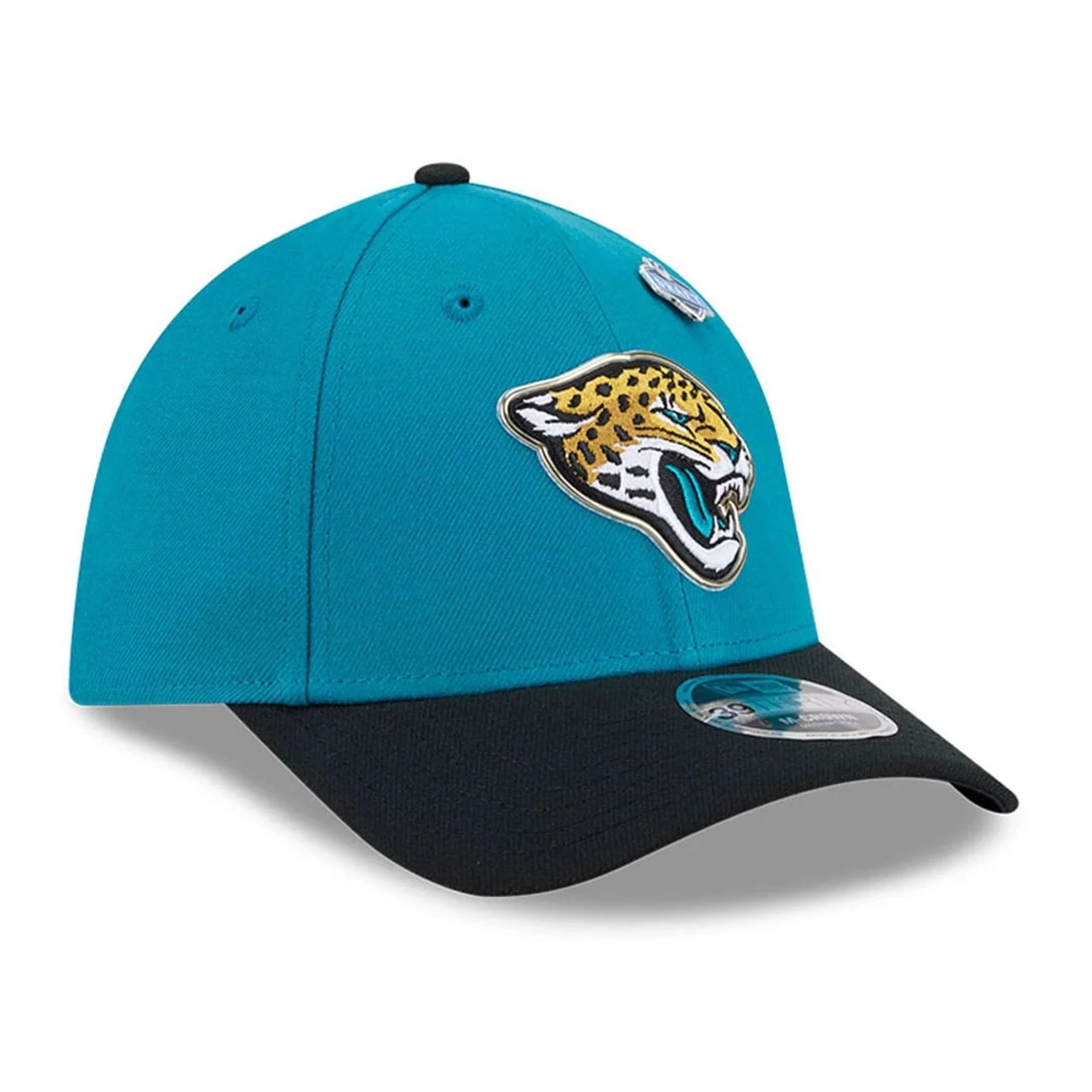 Jaguars NFL Draft 2026 Turquoise 39THIRTY M-Crown Stretch Fit Cap - Image 4