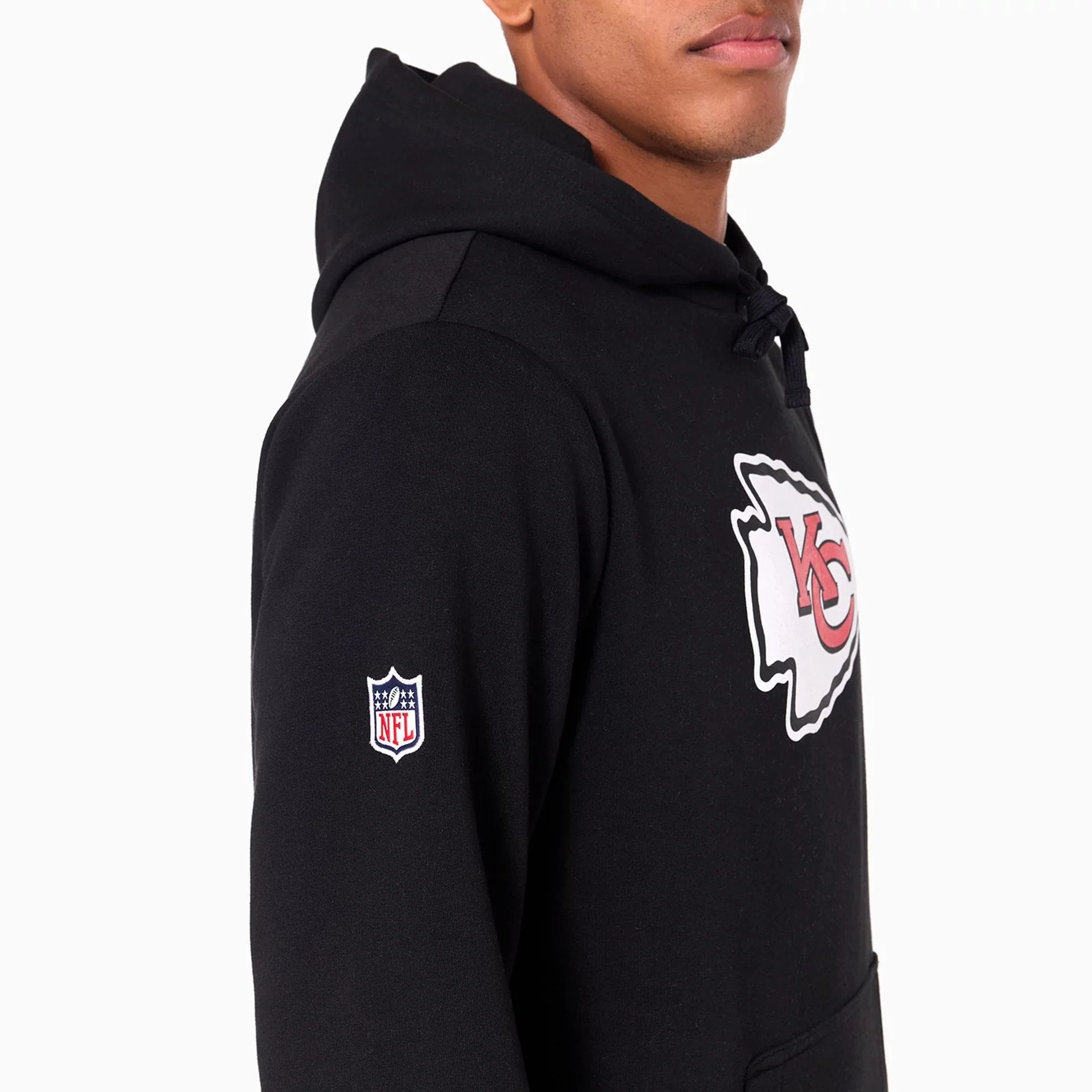 Kansas City Chiefs NFL Black Pullover Hoodie - Image 4