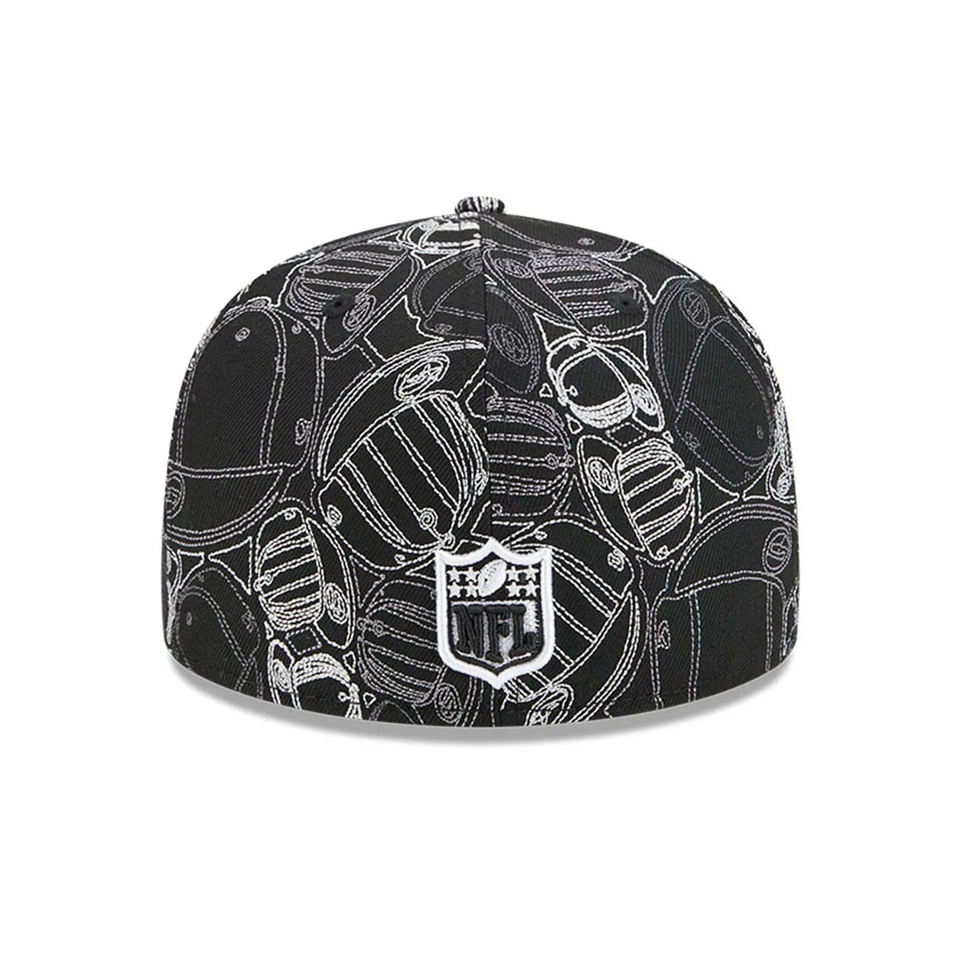 Kansas City Chiefs NFL Cap Scramble Black 59FIFTY Fitted Cap - Image 5