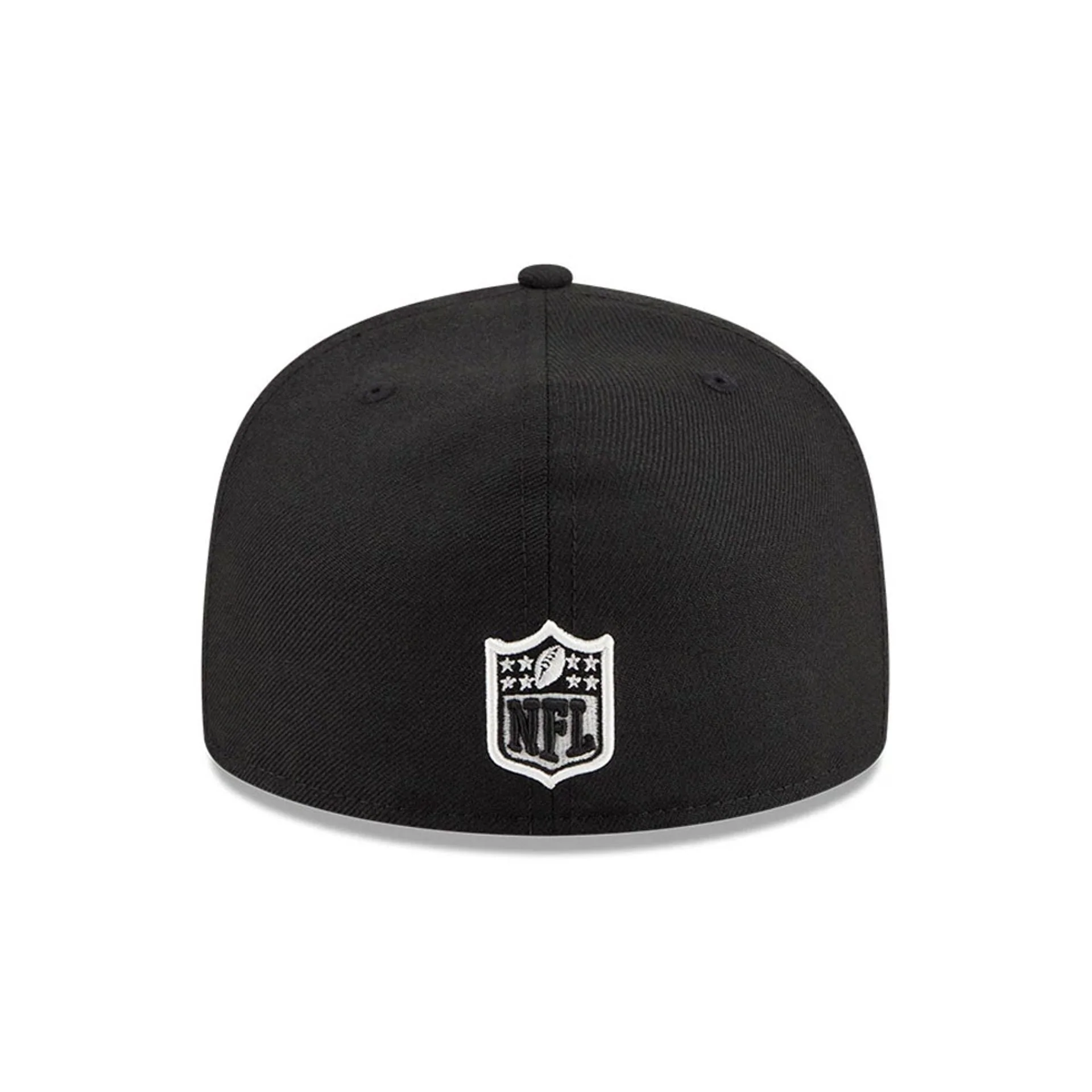 Kansas City Chiefs NFL Chiseled Embroidery Black 59FIFTY A-Frame Fitted Cap - Image 3
