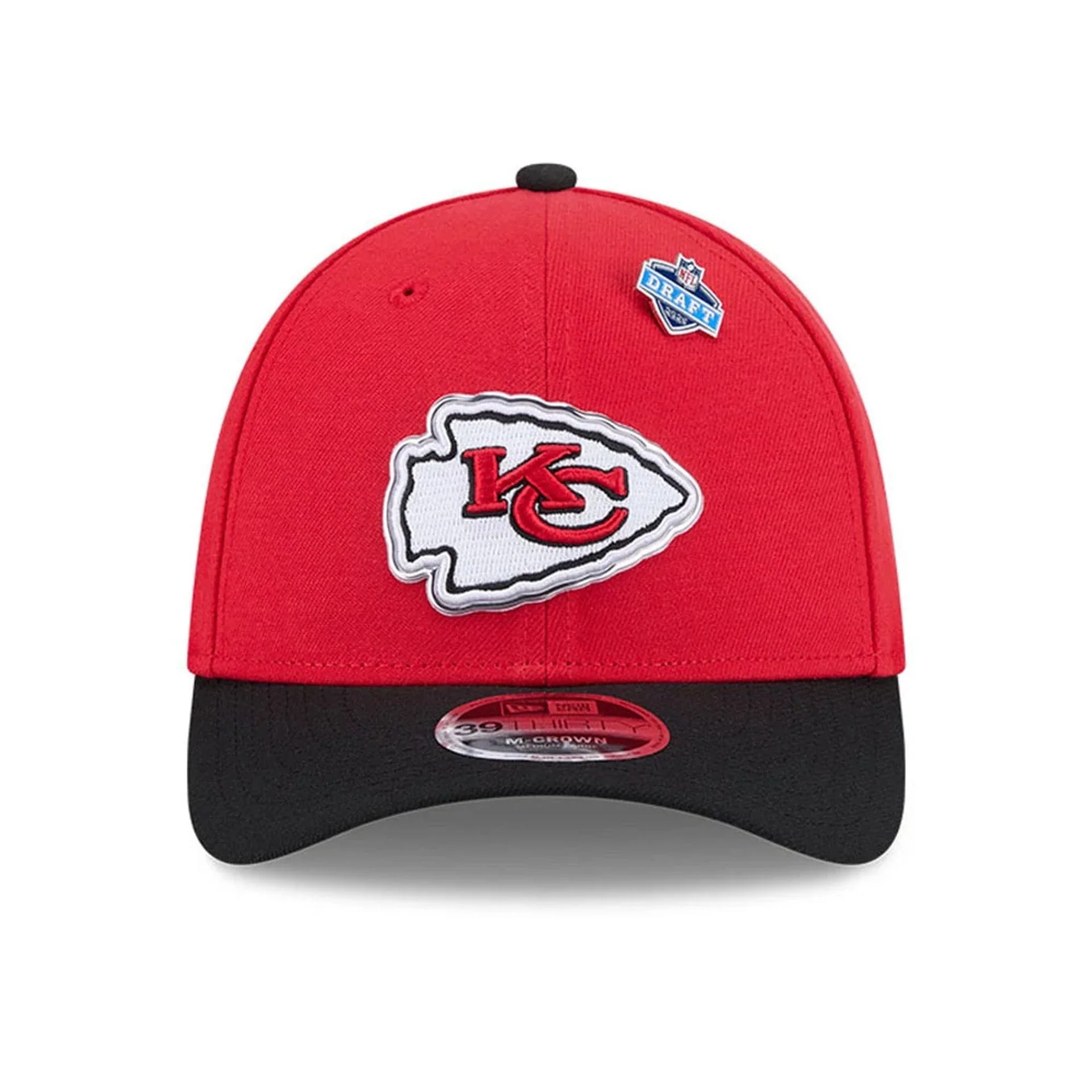 Kansas City Chiefs NFL Draft 2026 Red 39THIRTY M-Crown Stretch Fit Cap - Image 3