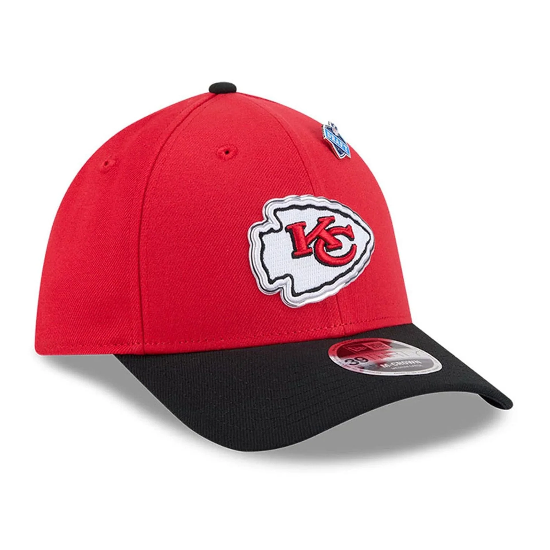 Kansas City Chiefs NFL Draft 2026 Red 39THIRTY M-Crown Stretch Fit Cap - Image 4