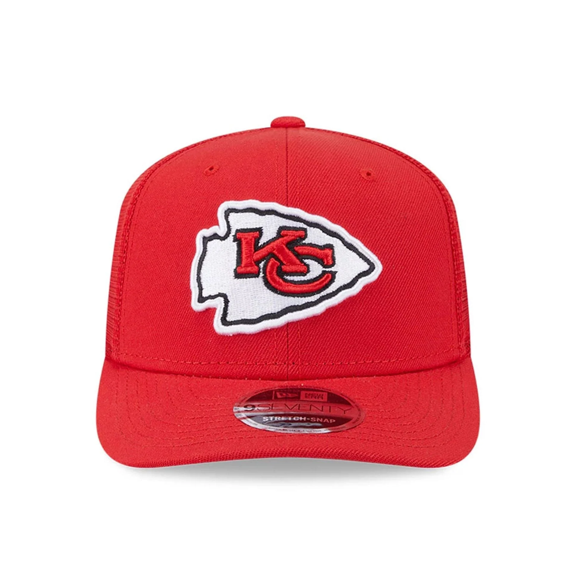 Kansas City Chiefs NFL Evergreen Red 9SEVENTY Stretch Snap Adjustable Cap - Image 3