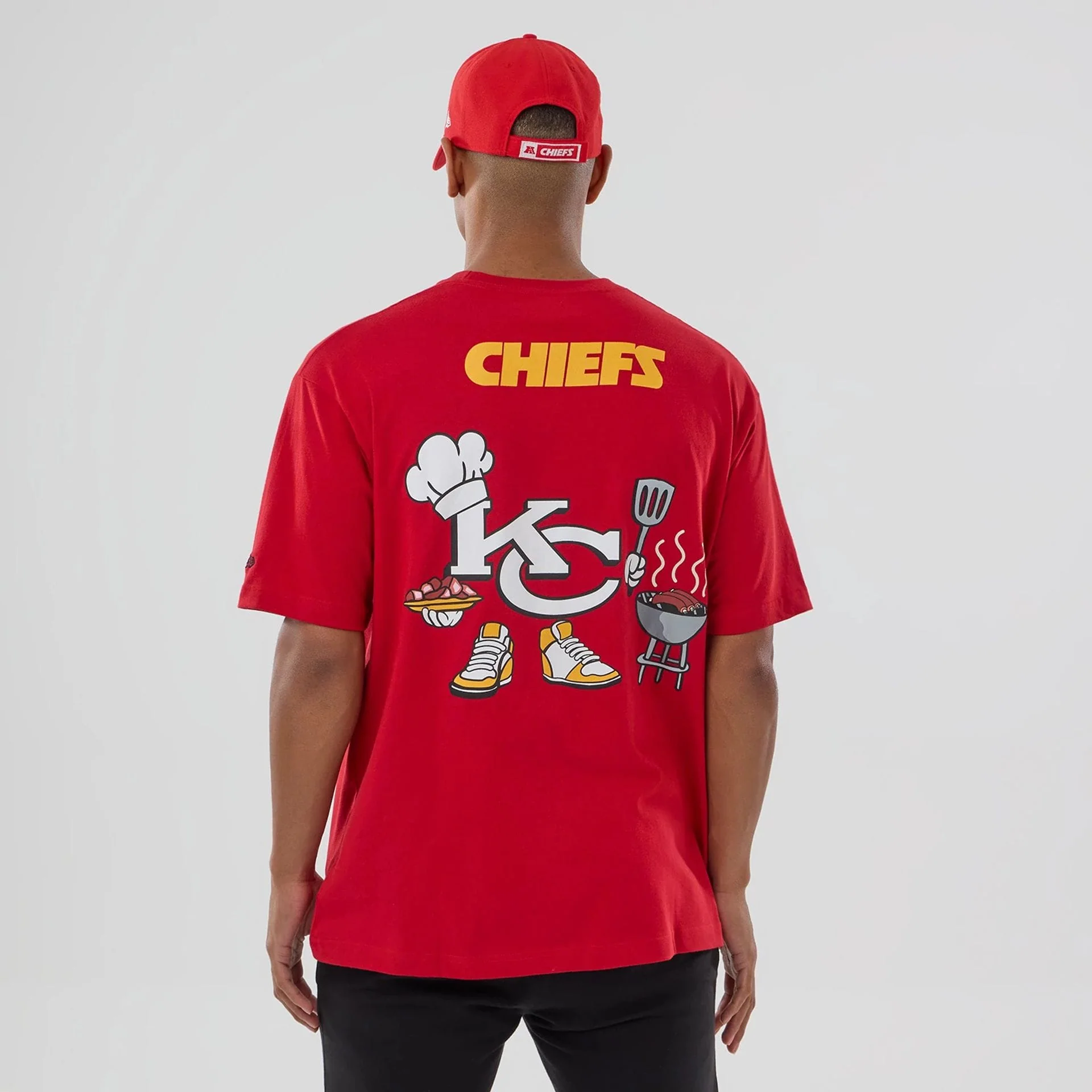 Kansas City Chiefs NFL Graphic Red T-Shirt - Image 2