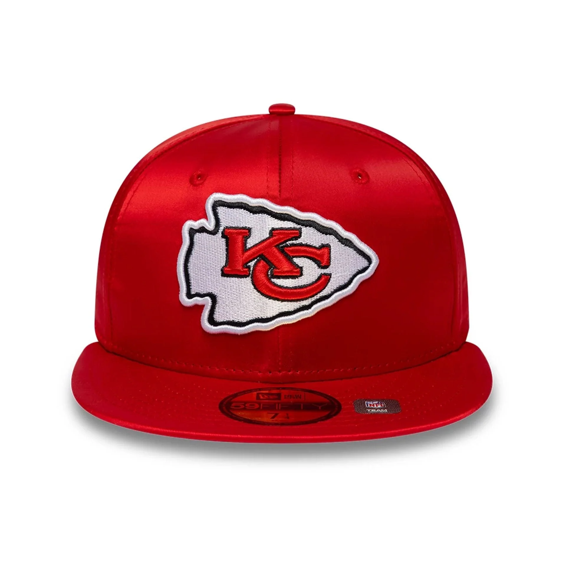 Kansas City Chiefs NFL Satin Red 59FIFTY Fitted Cap - Image 2