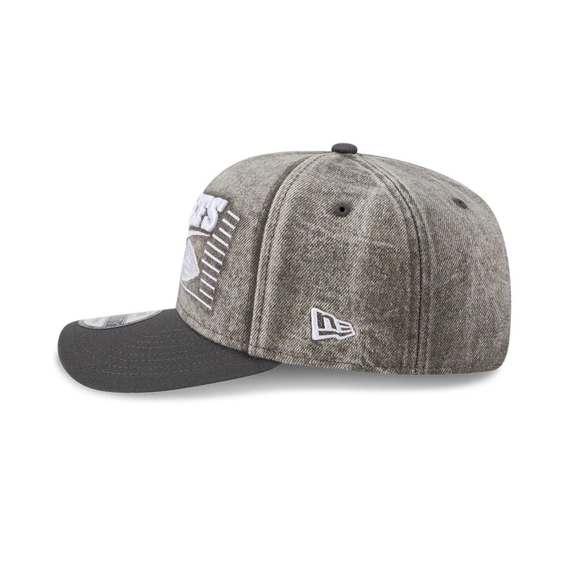 Kansas City Chiefs NFL Washed Denim Dark Grey 9SEVENTY Stretch Snap Cap - Image 4