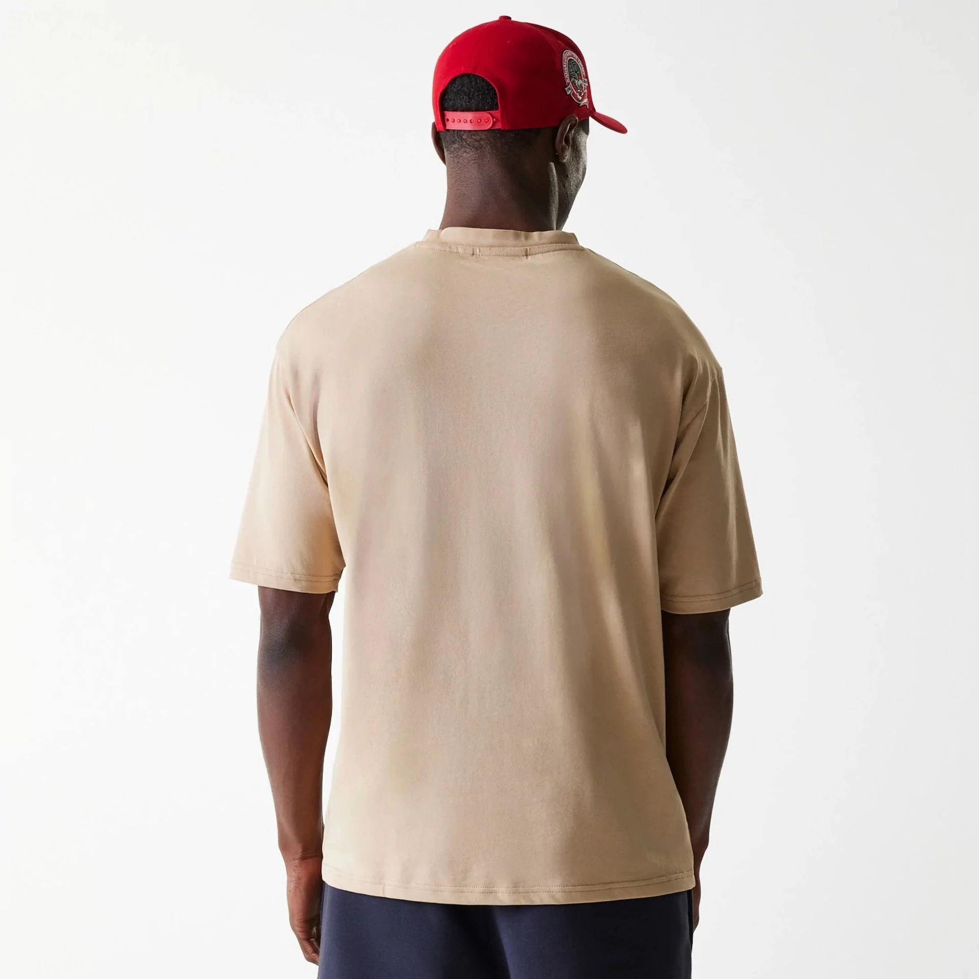 Kansas City Chiefs NFL Washed Super Bowl Beige Oversized T-Shirt - Image 2