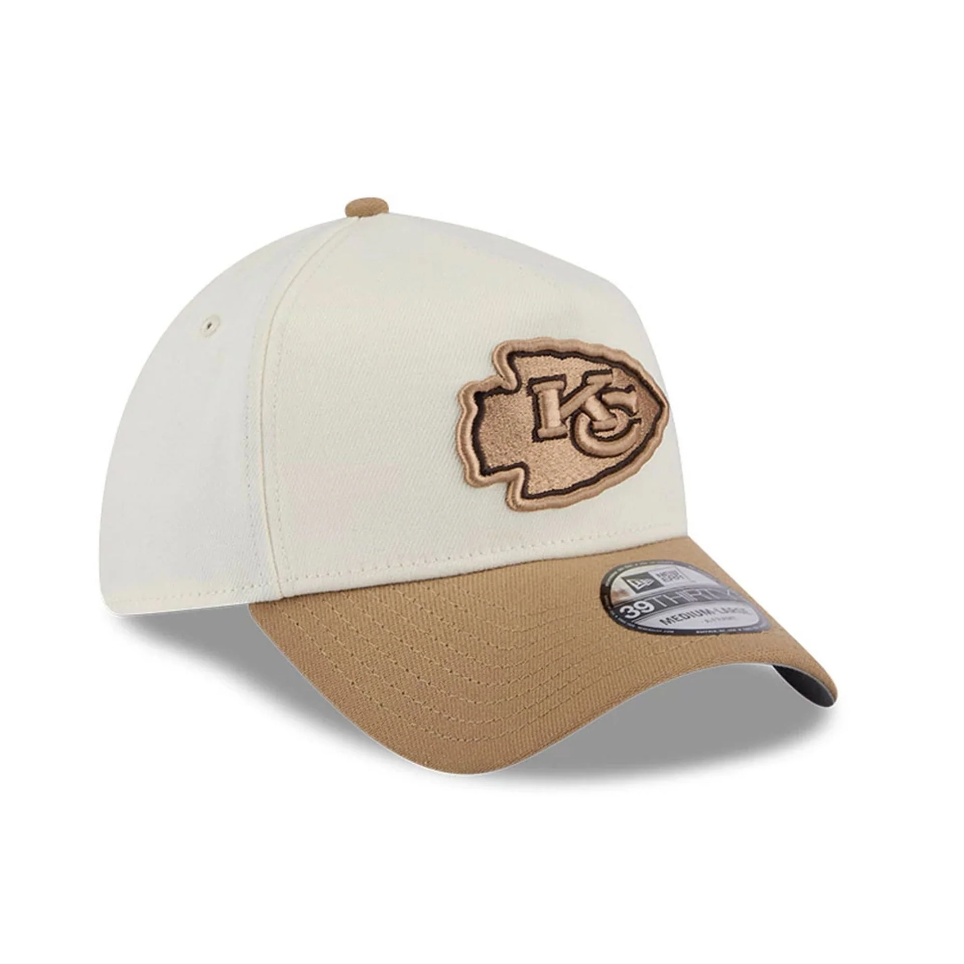 Kansas City Chiefs NFL White 39THIRTY A-Frame Stretch Fit Cap - Image 4