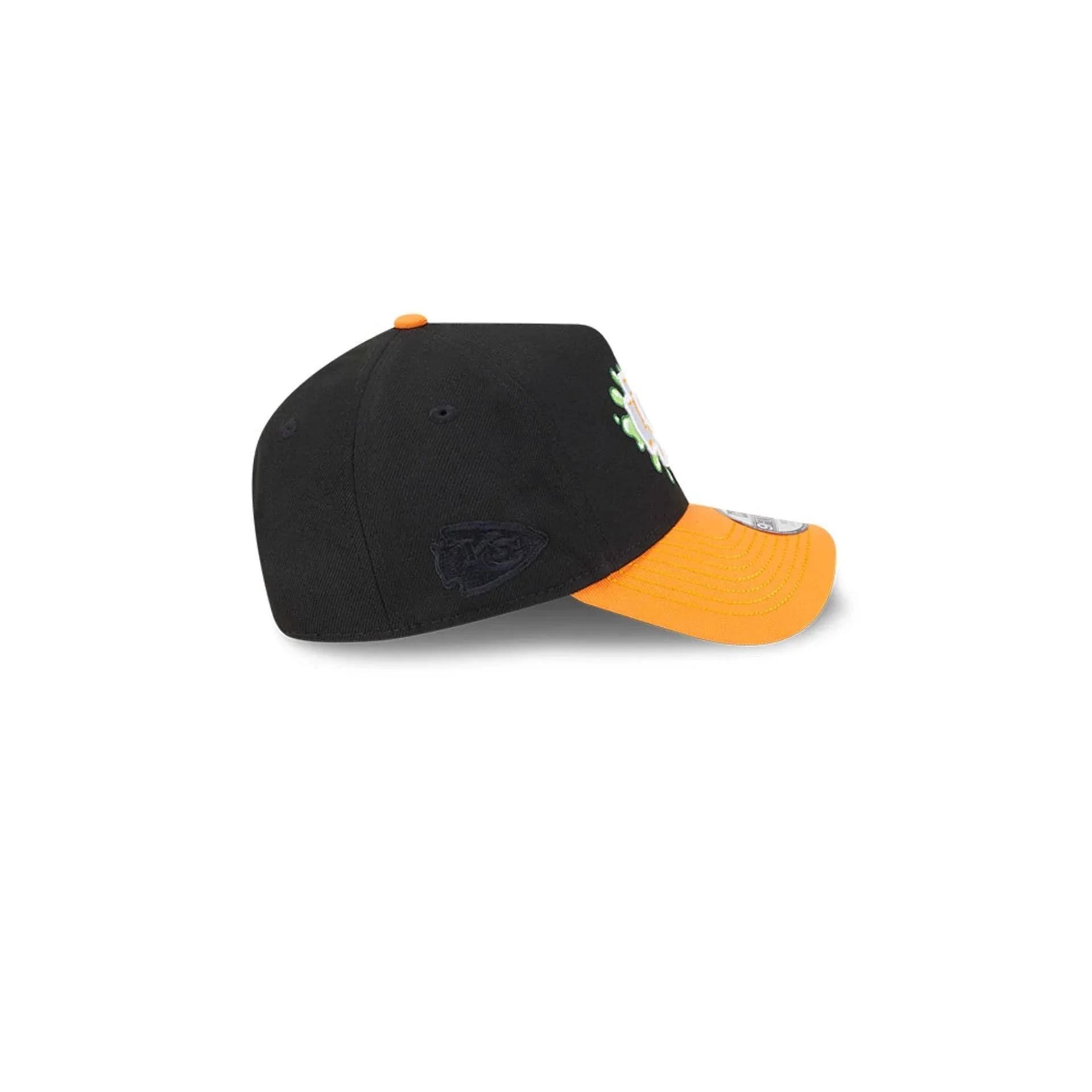 Kansas City Chiefs Youth NFL x Nickelodeon Black 9FORTY A-Frame Cap - Image 6