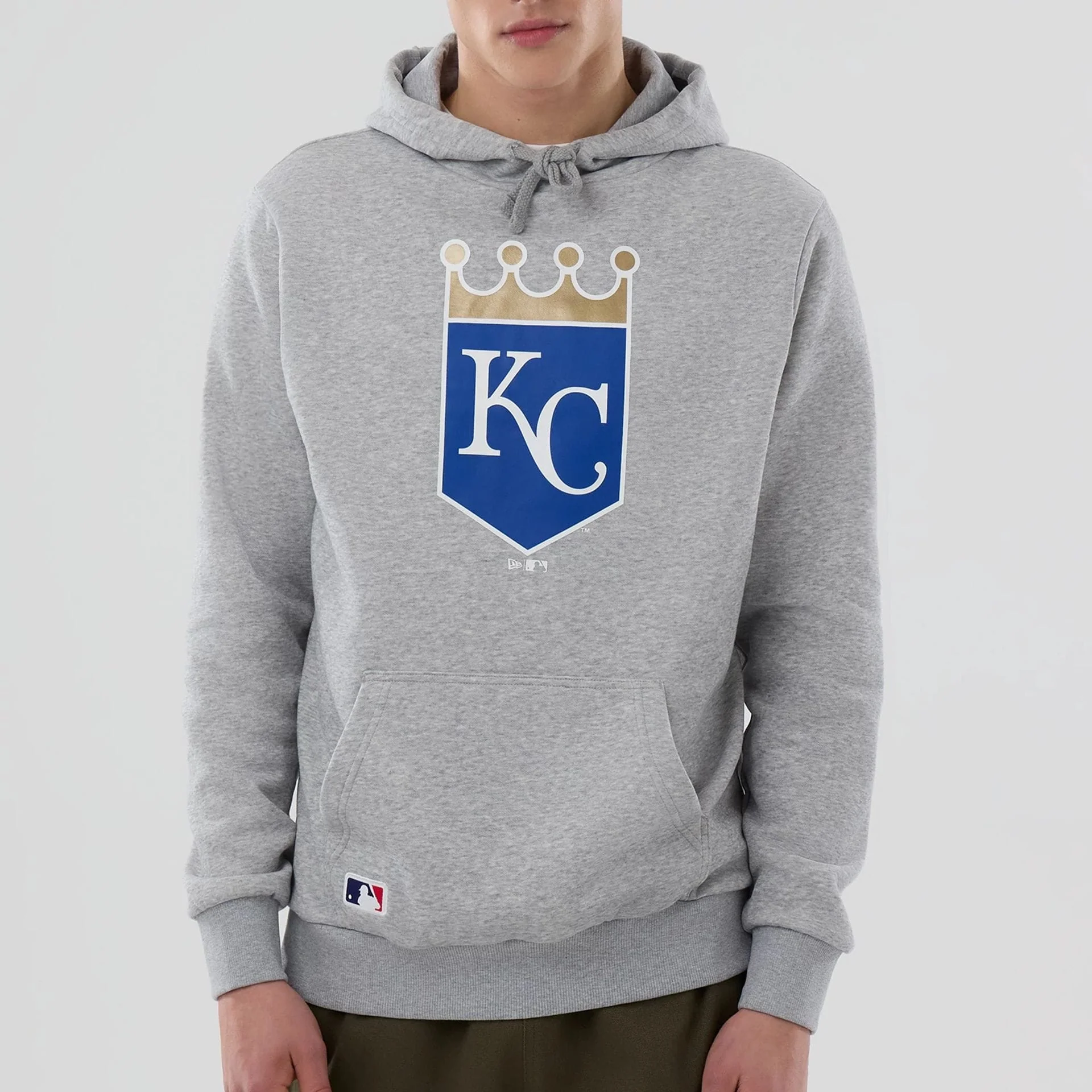 Kansas City Royals MLB Grey Pullover Hoodie - Image 3