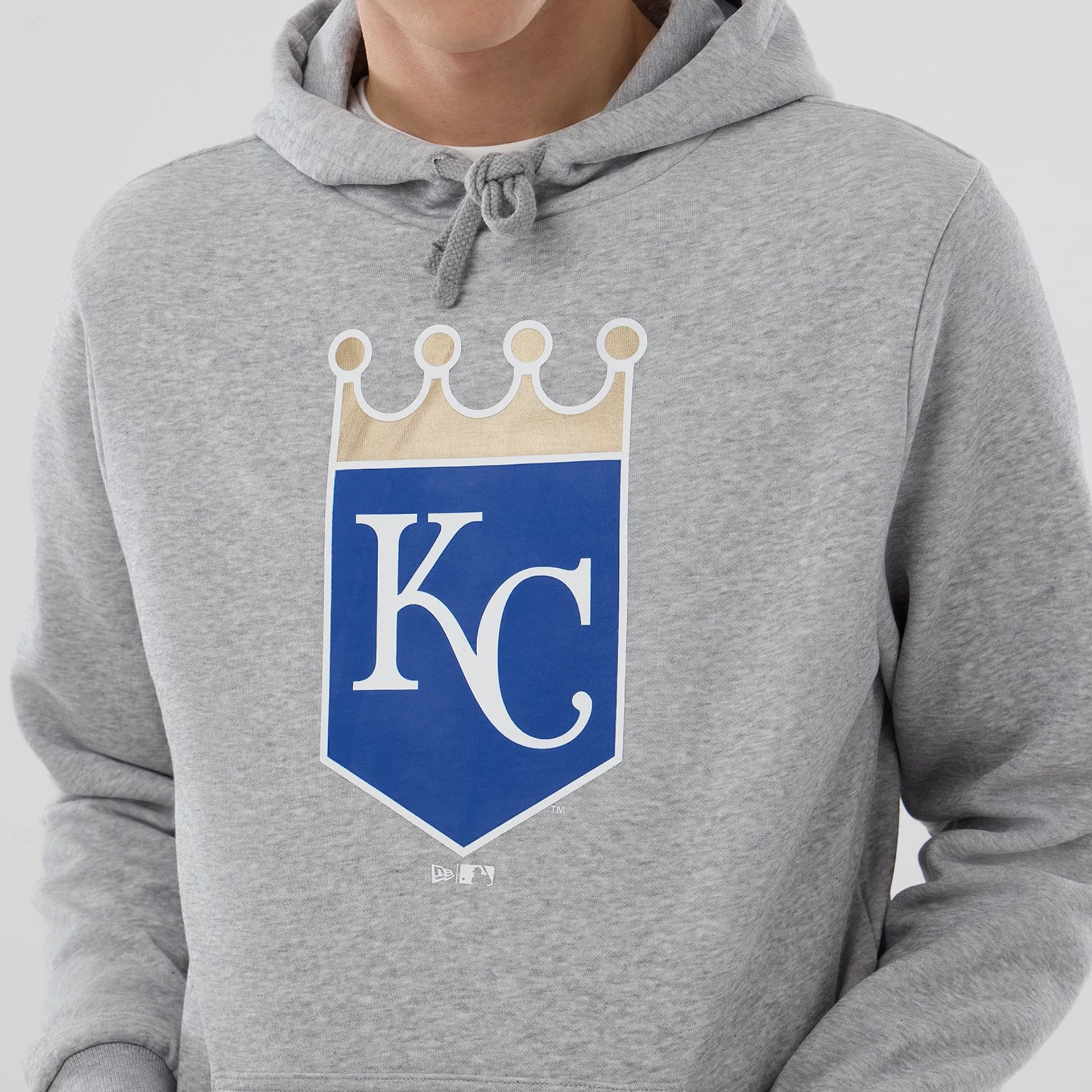 Kansas City Royals MLB Grey Pullover Hoodie - Image 4