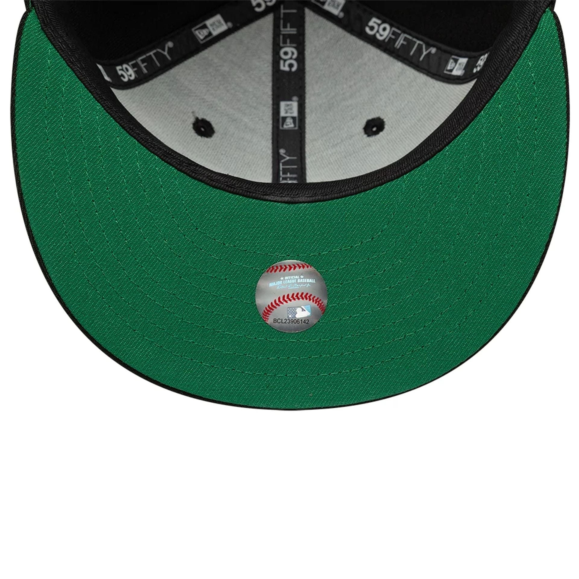LA Angels MLB Black 59FIFTY Fitted Cap - Image 2