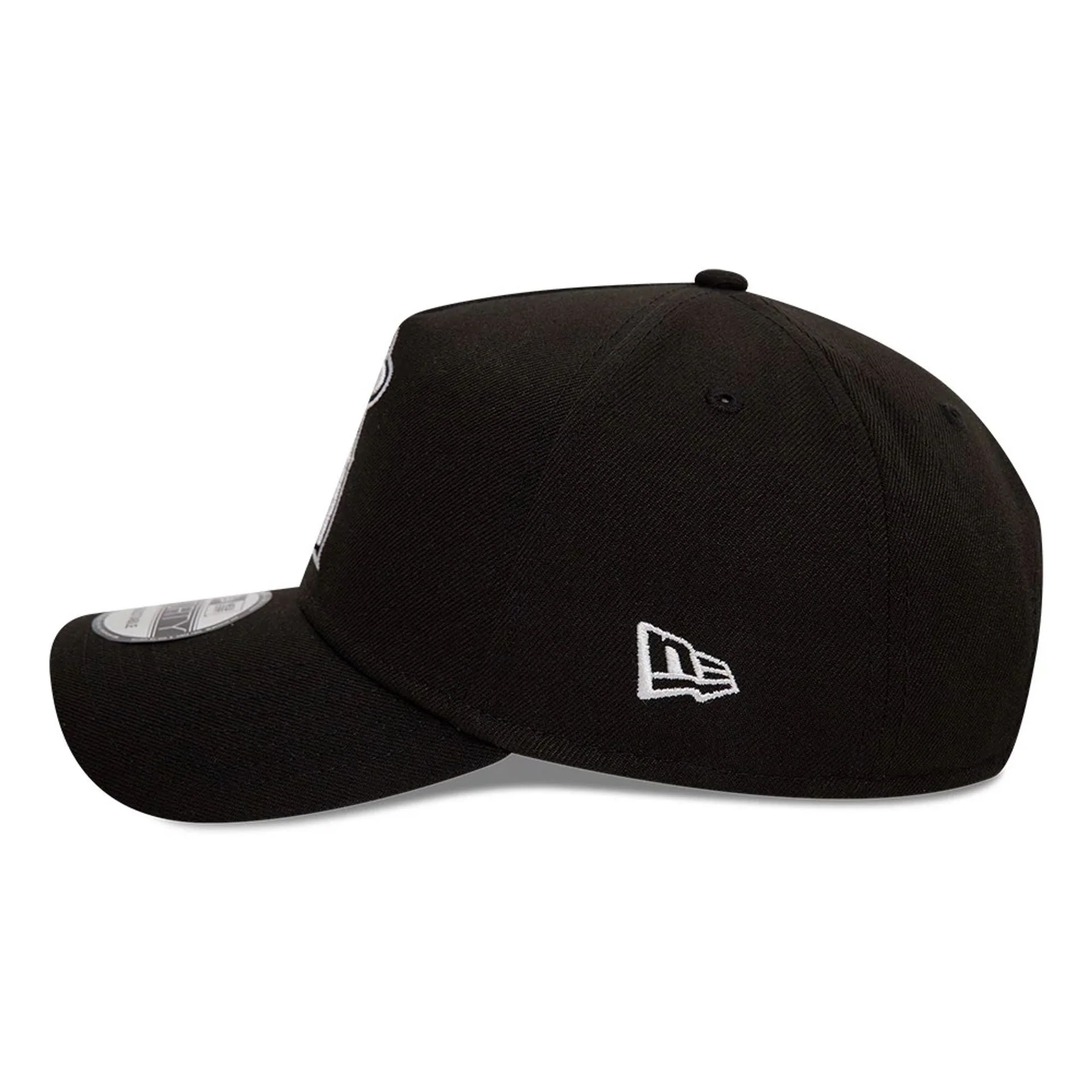 LA Angels MLB Black White Black 9FORTY A-Frame Cap - Image 4