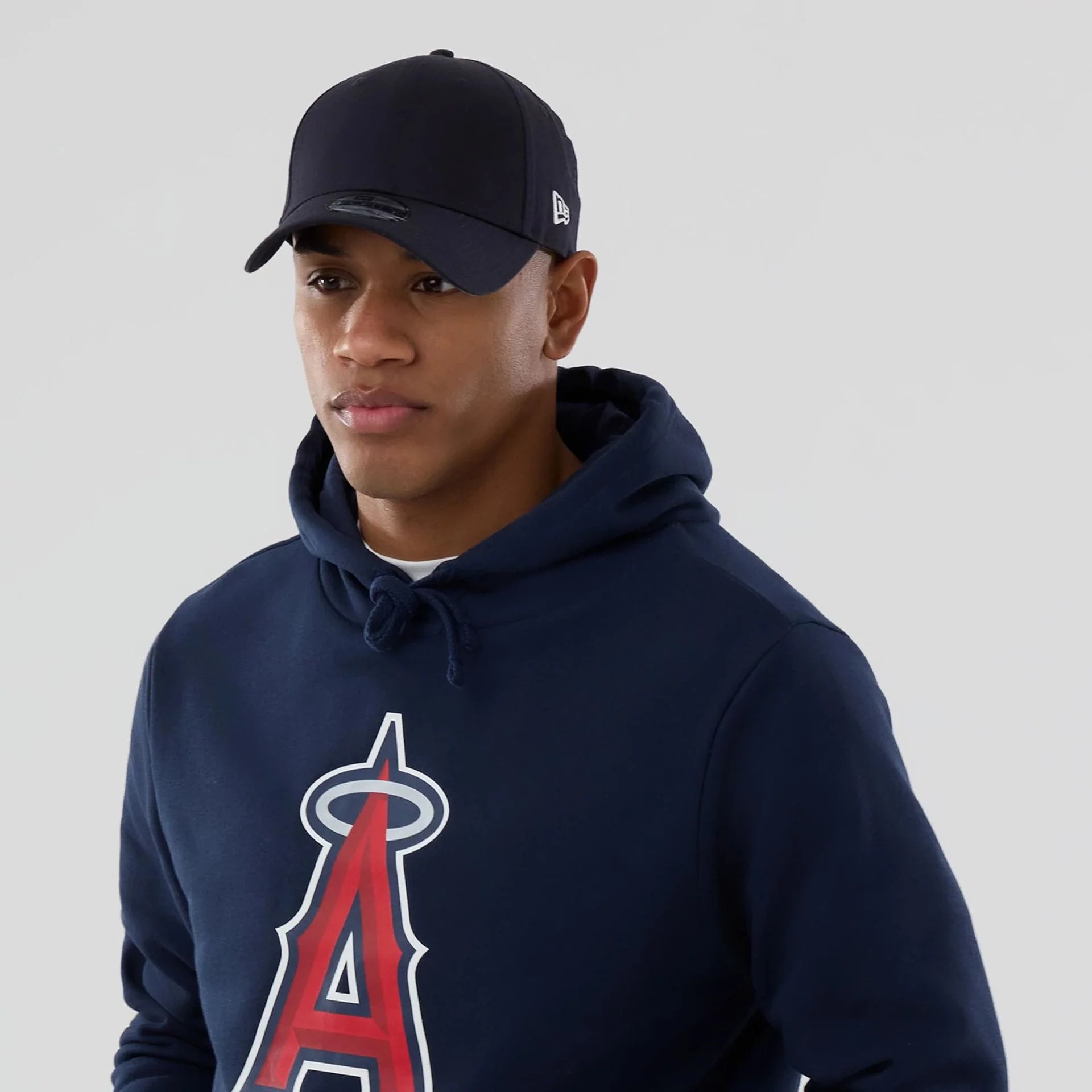 LA Angels MLB Dark Blue Pullover Hoodie - Image 6