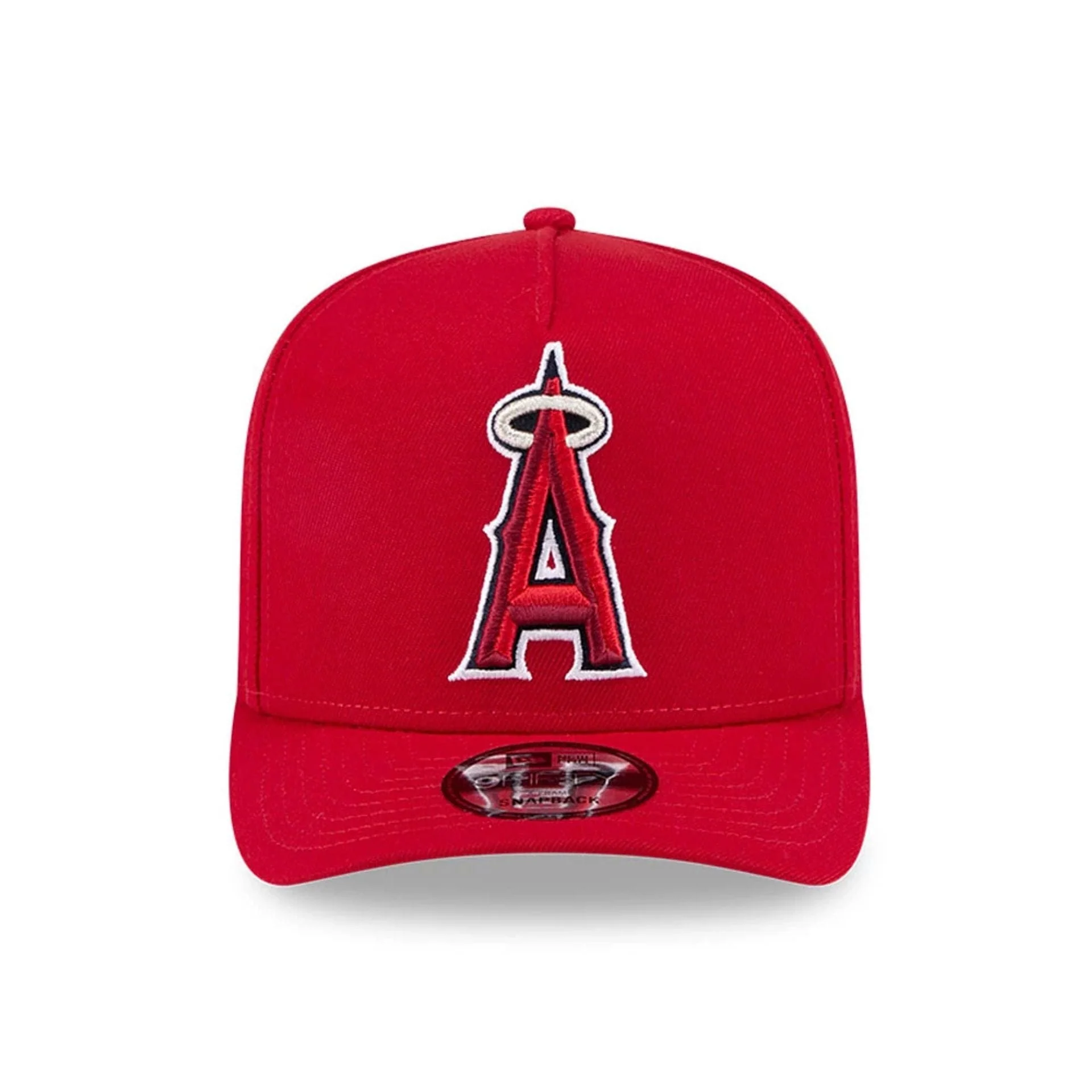 LA Angels MLB Evergreen Red 9FIFTY A-Frame Snapback Adjustable Cap - Image 3