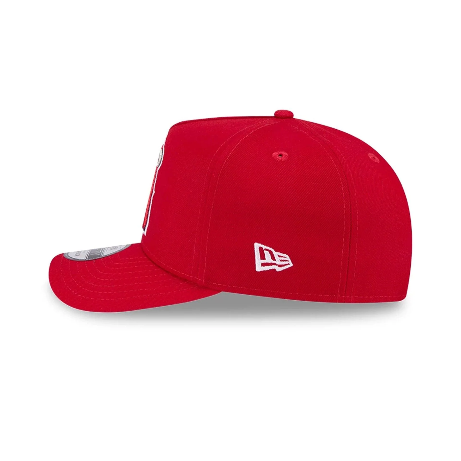 LA Angels MLB Evergreen Red 9FIFTY A-Frame Snapback Adjustable Cap - Image 6