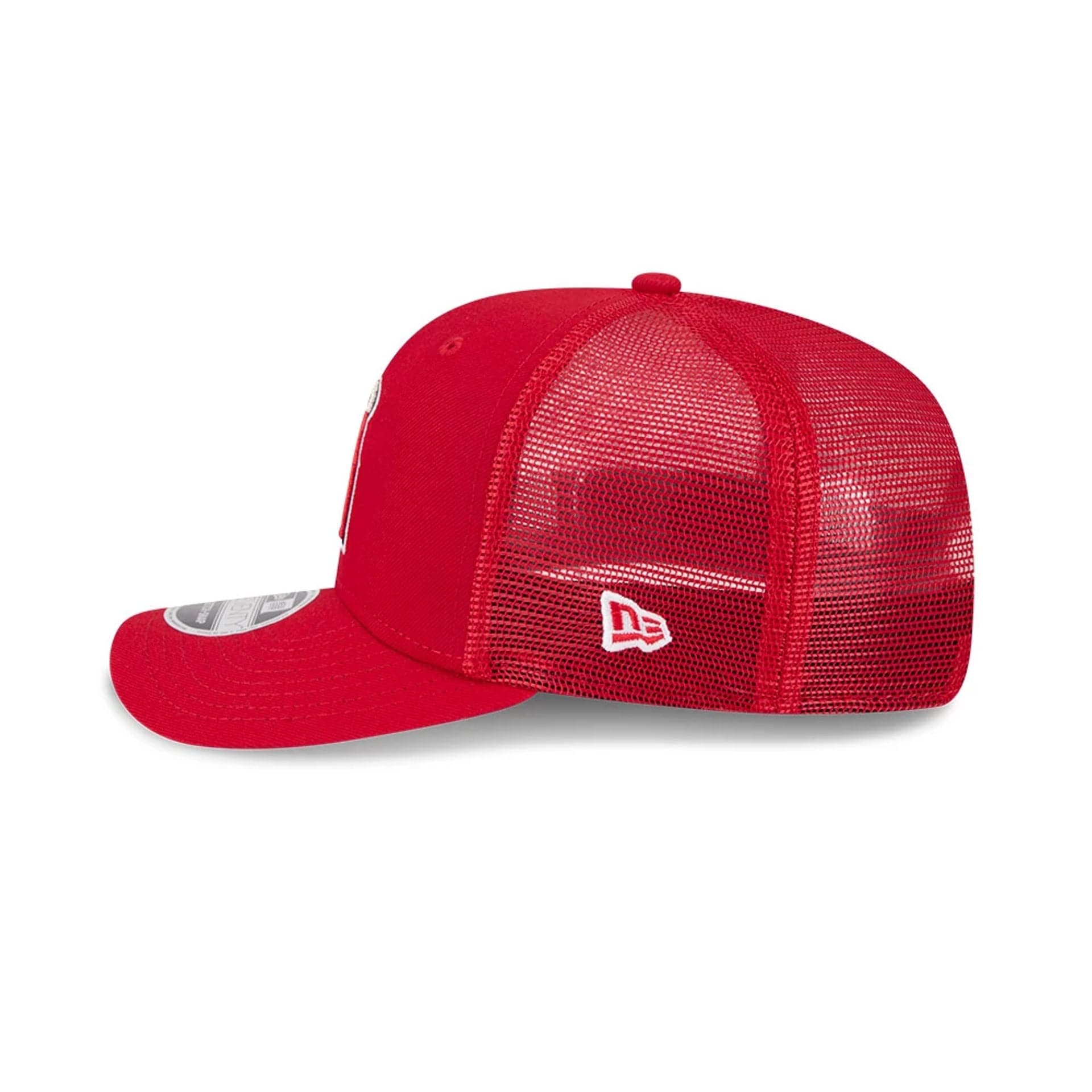 LA Angels MLB Evergreen Red 9SEVENTY Stretch Snap Adjustable Cap - Image 5