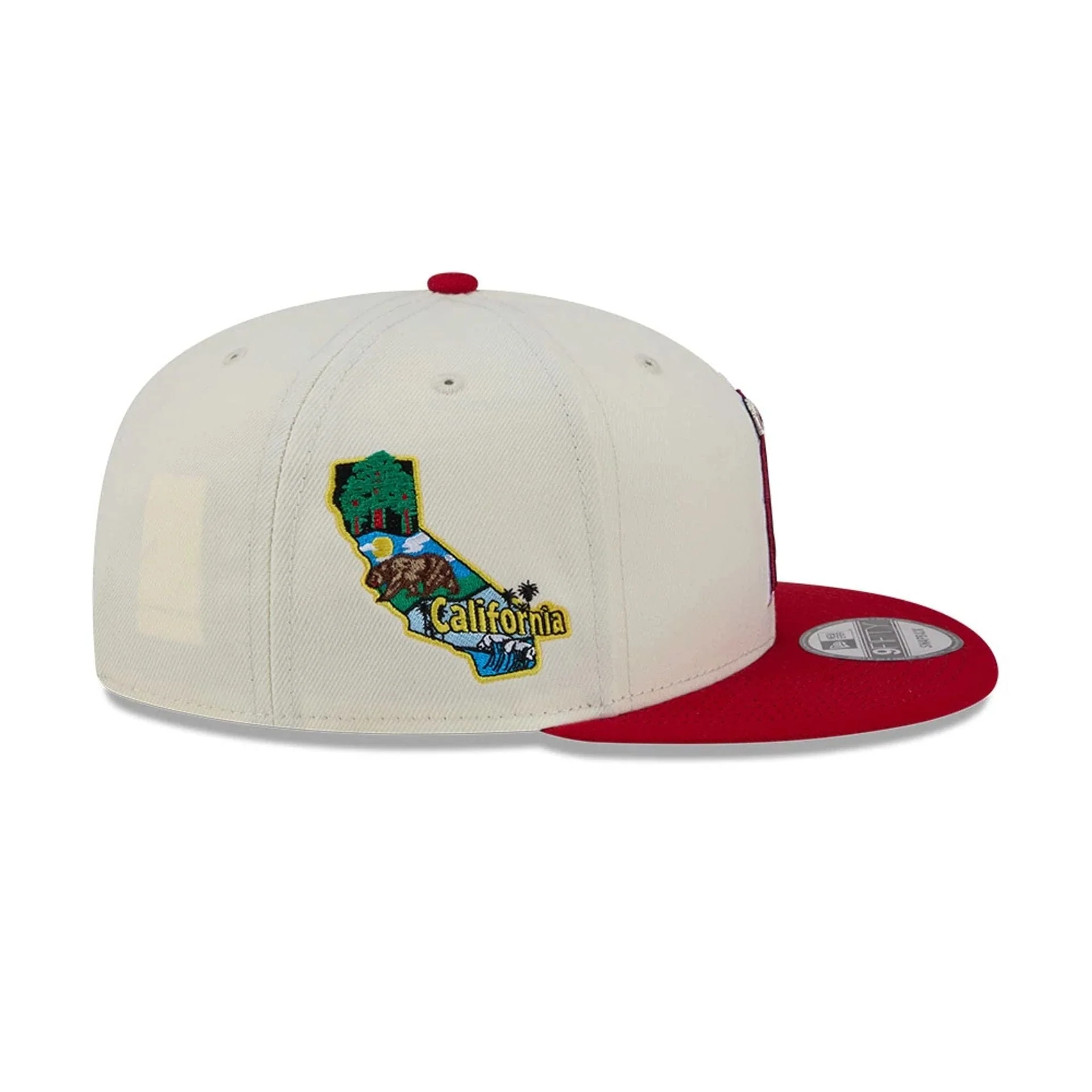 LA Angels MLB Localized White 9FIFTY Snapback Adjustable Cap - Image 5