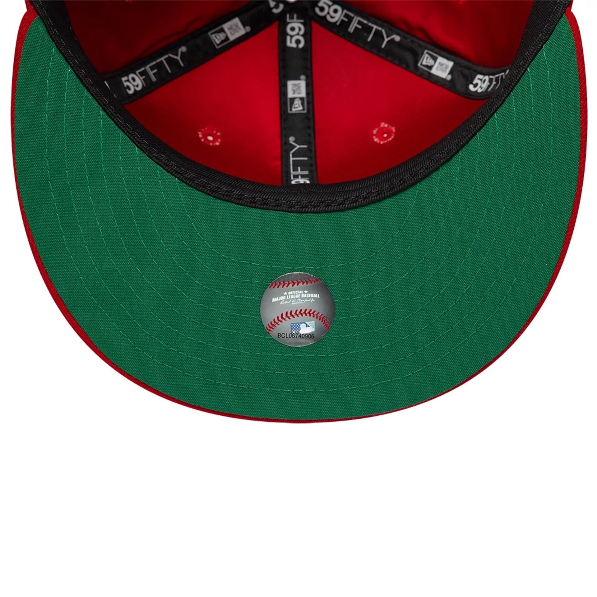 LA Angels MLB Sidepatch Red 59FIFTY Fitted Cap - Image 2