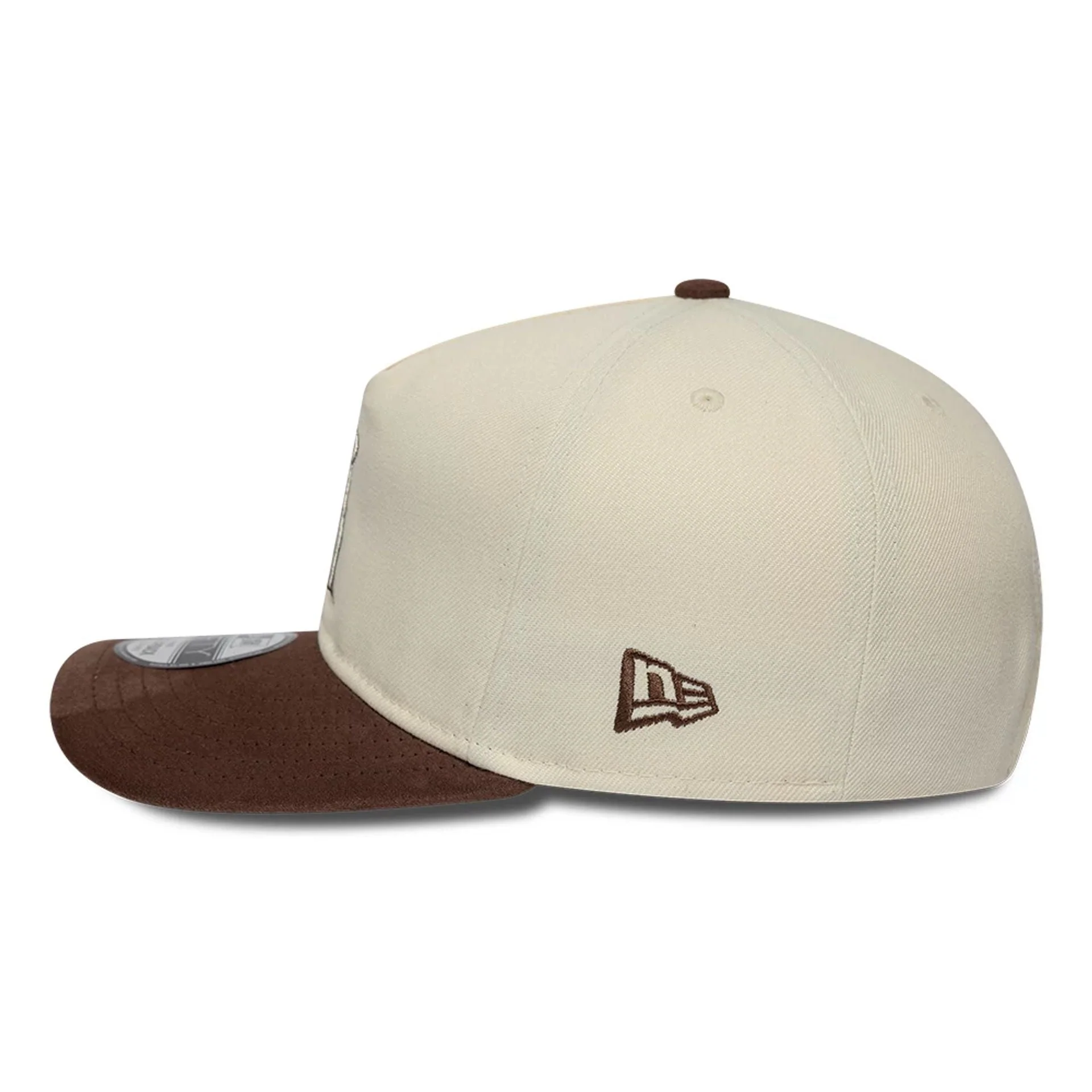 LA Angels MLB Suede Visor Cream 9FIFTY A-Frame Adjustable Cap - Image 5