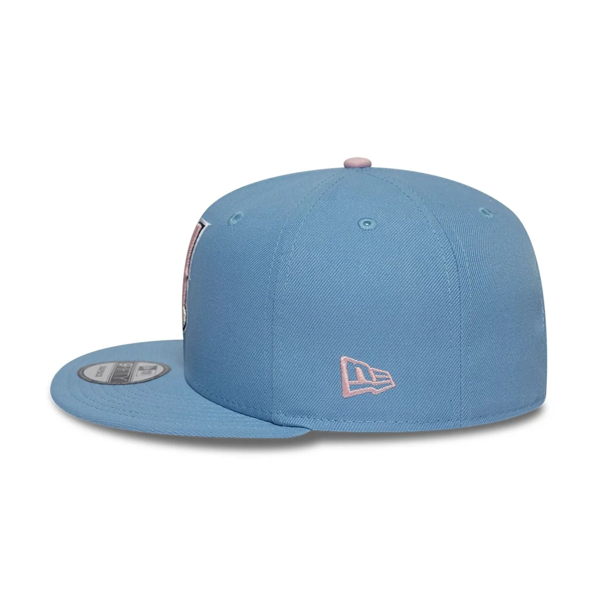 LA Angels MLB Upside Down Pastel Blue 9FIFTY Snapback Cap - Image 6