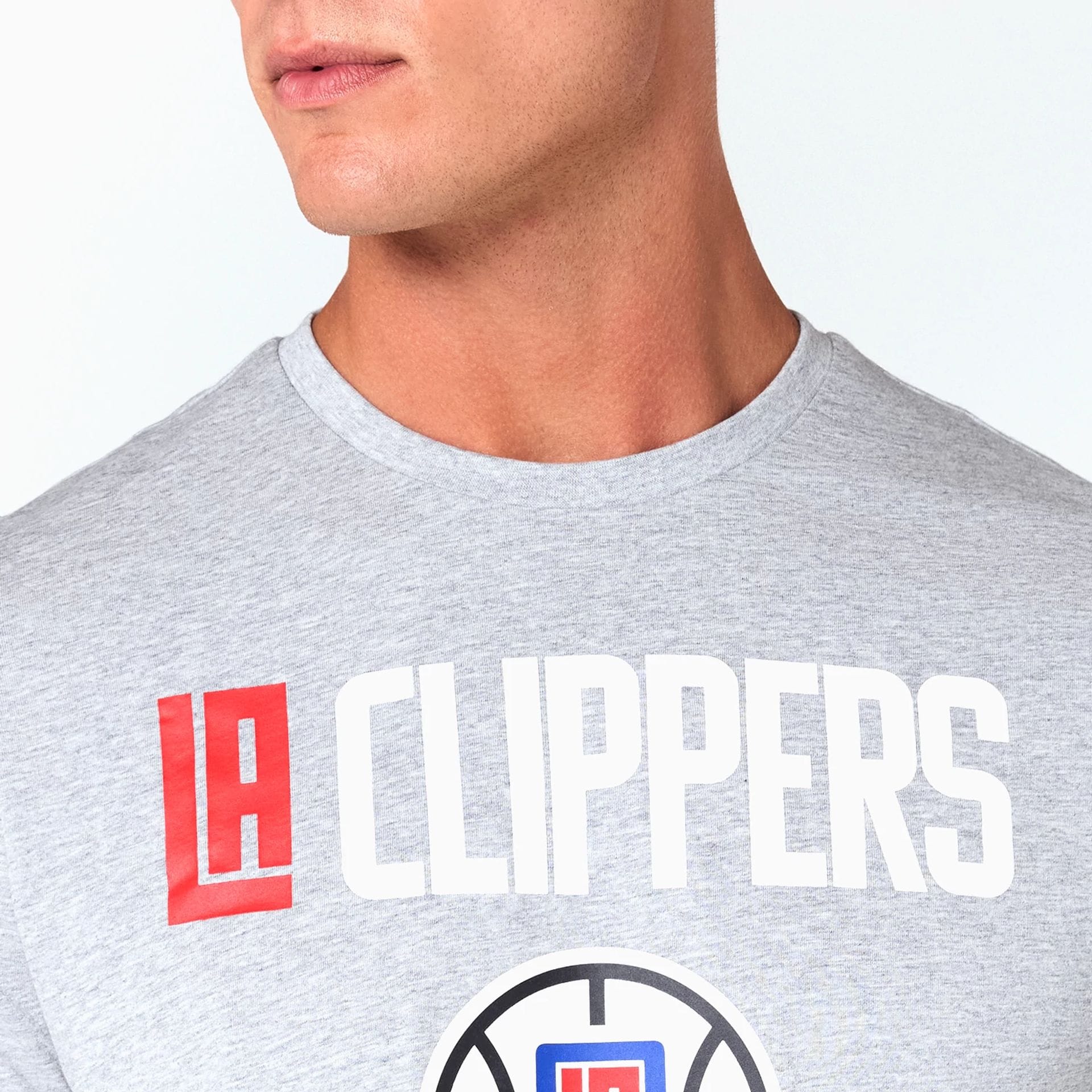 LA Clippers NBA Grey T-Shirt - Image 3