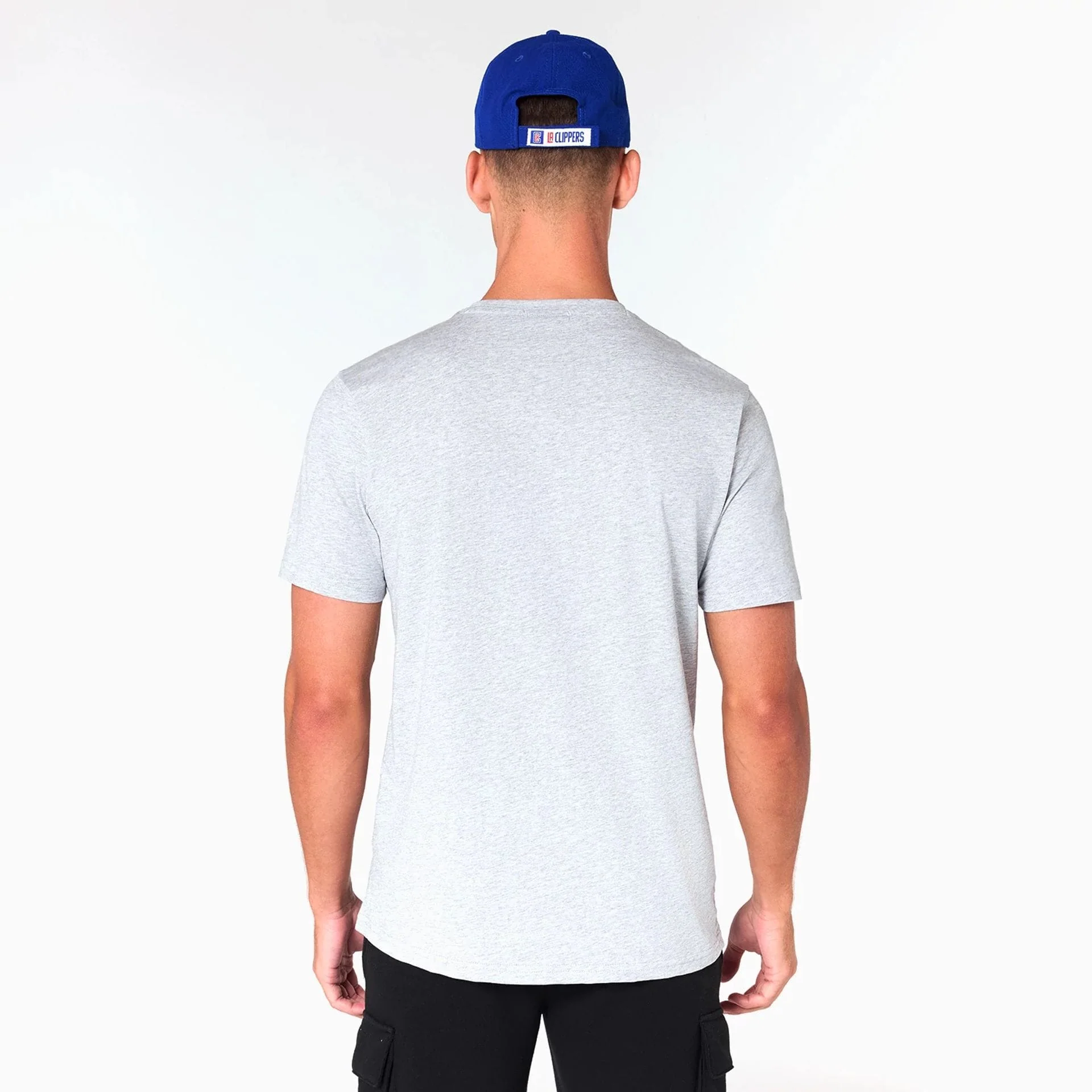 LA Clippers NBA Grey T-Shirt - Image 7