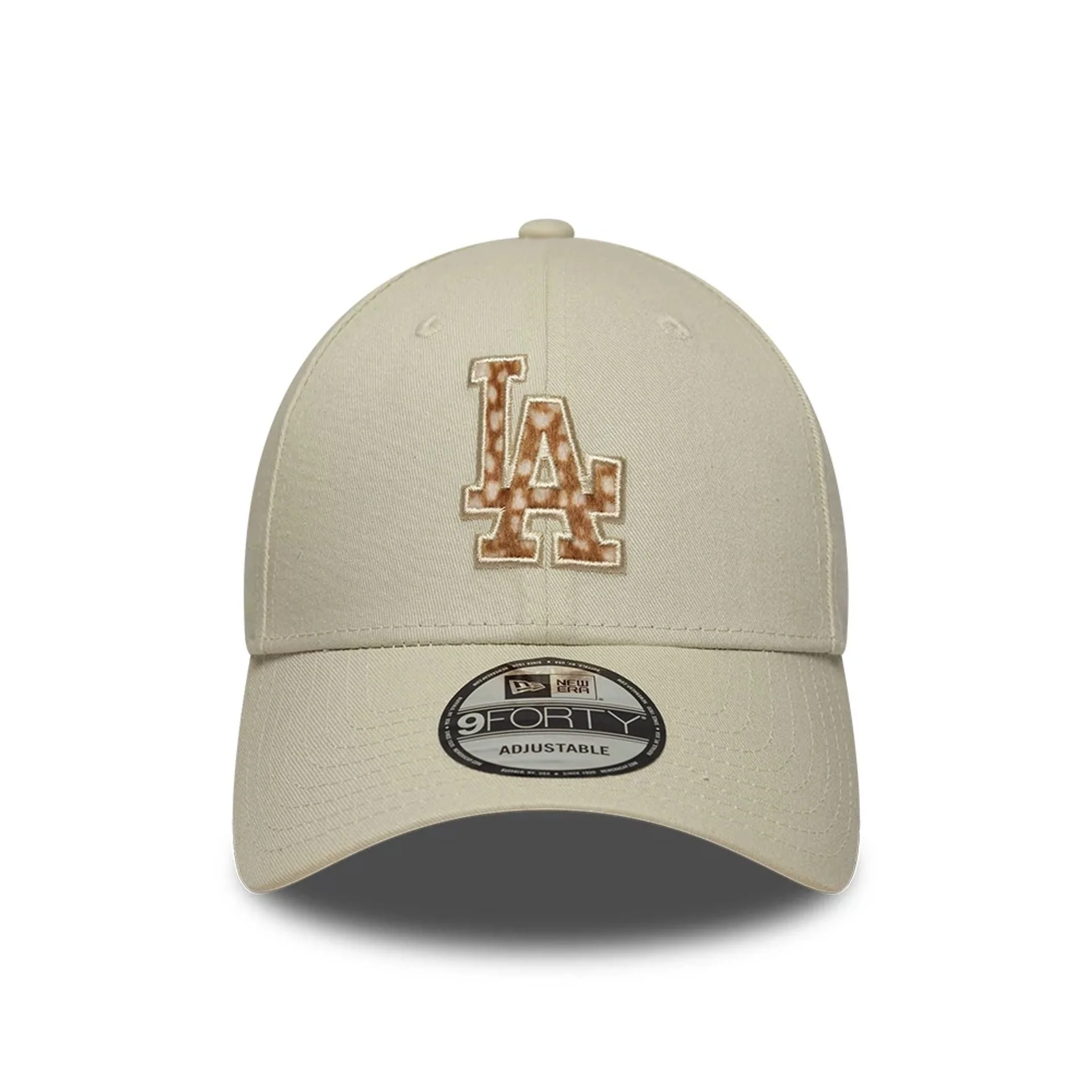 LA Dodgers Animal Print Cream 9FORTY Adjustable Cap - Image 2