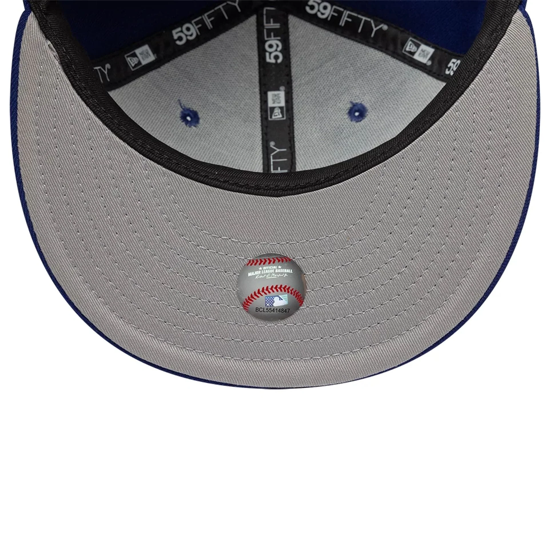 LA Dodgers Hajime Sorayama X MLB Dark Blue 59FIFTY Fitted Cap - Image 2