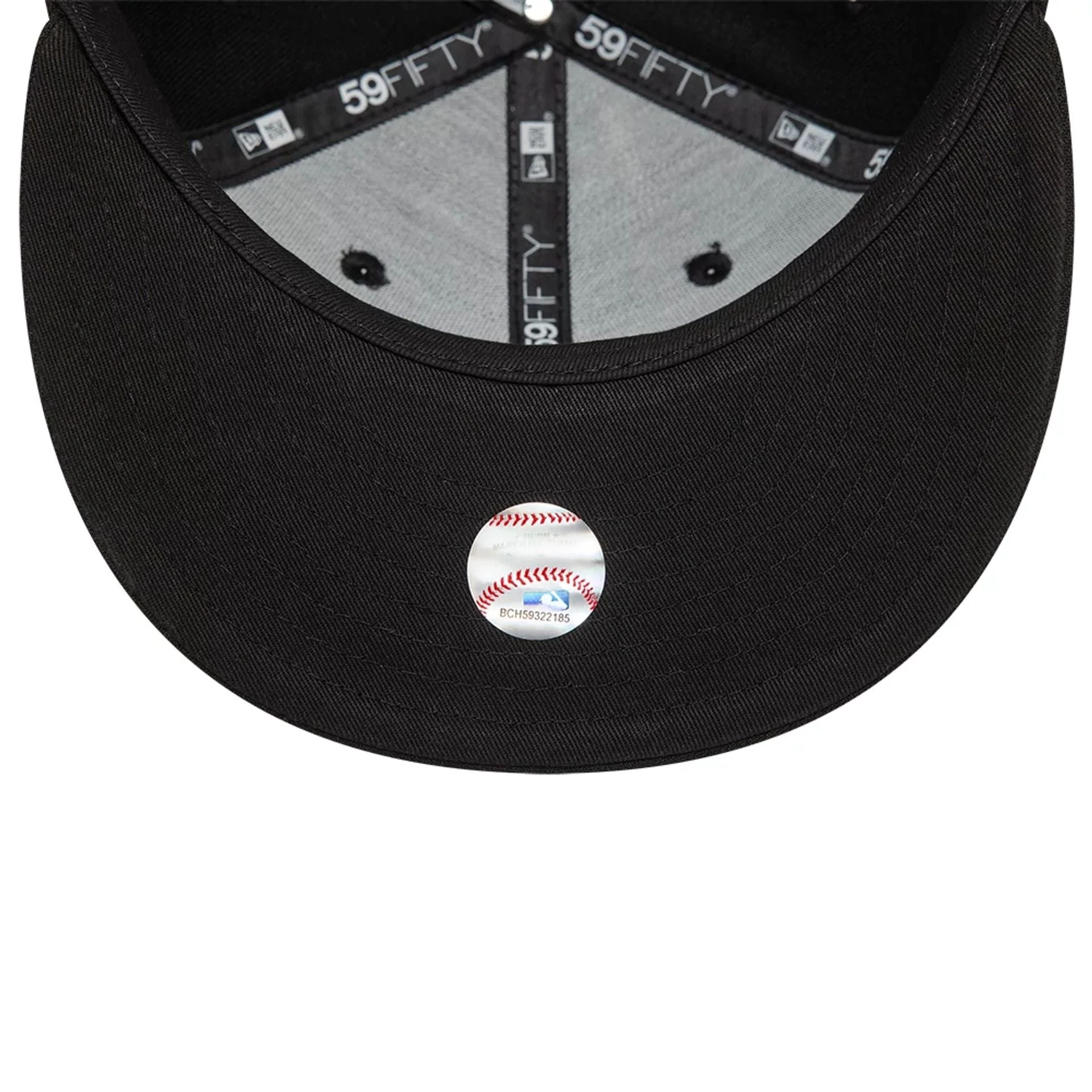 LA Dodgers League Essential Black 59FIFTY Fitted Cap - Image 4